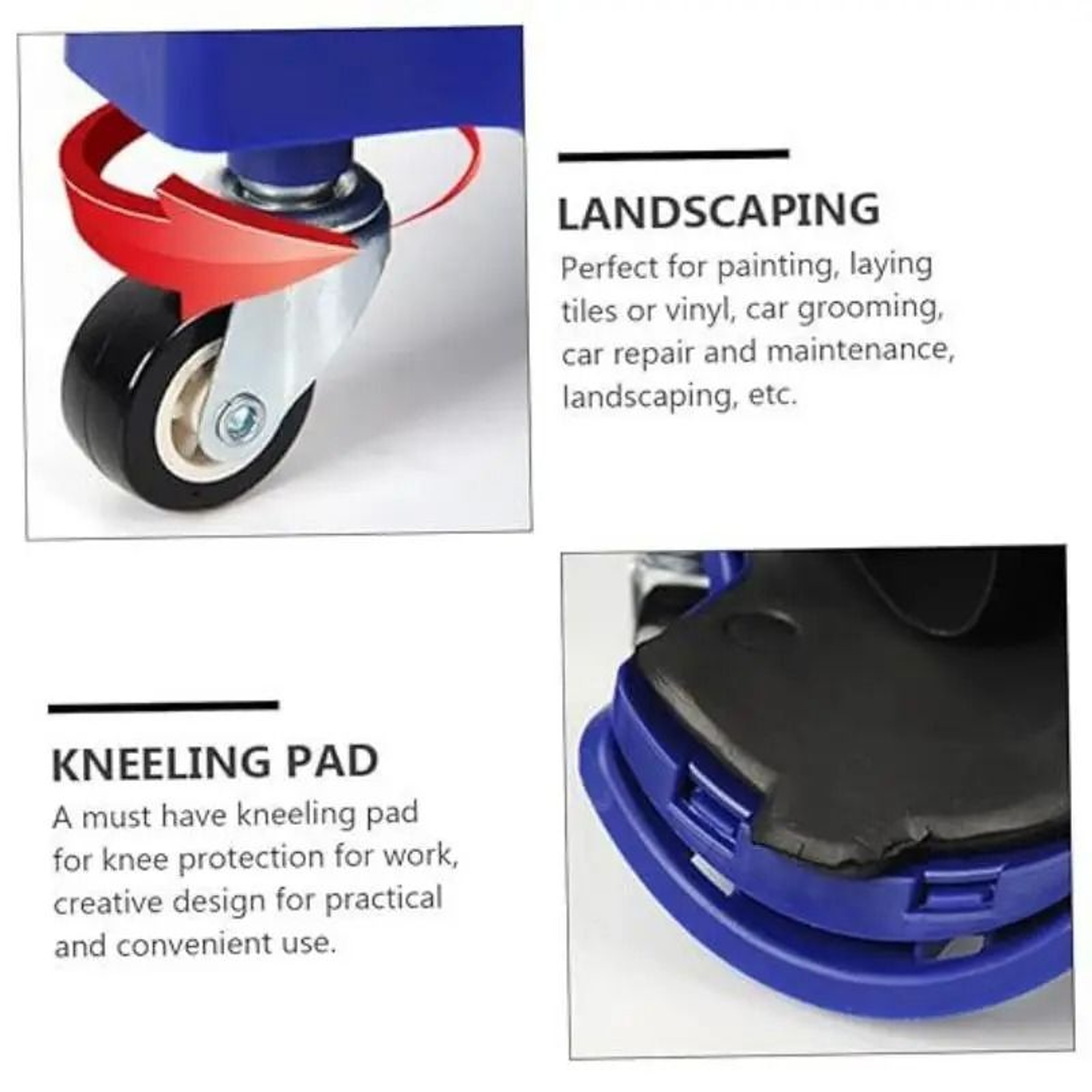 Multifunctional Pulley Work Knee Pads For Car  Home Use 5