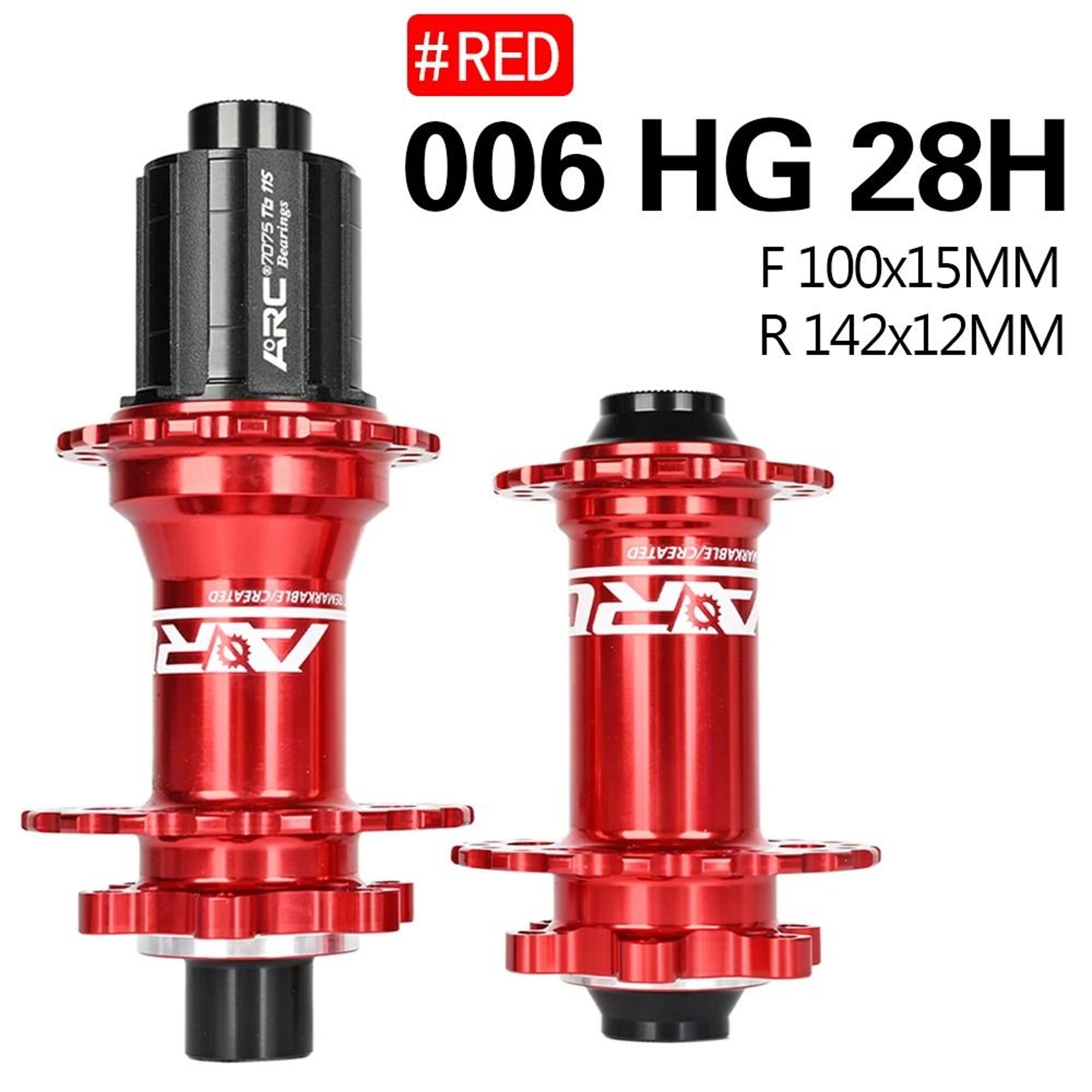 Arc MT006 MTB Hub With Sealed Bearings For 8 To 12 Speed 20