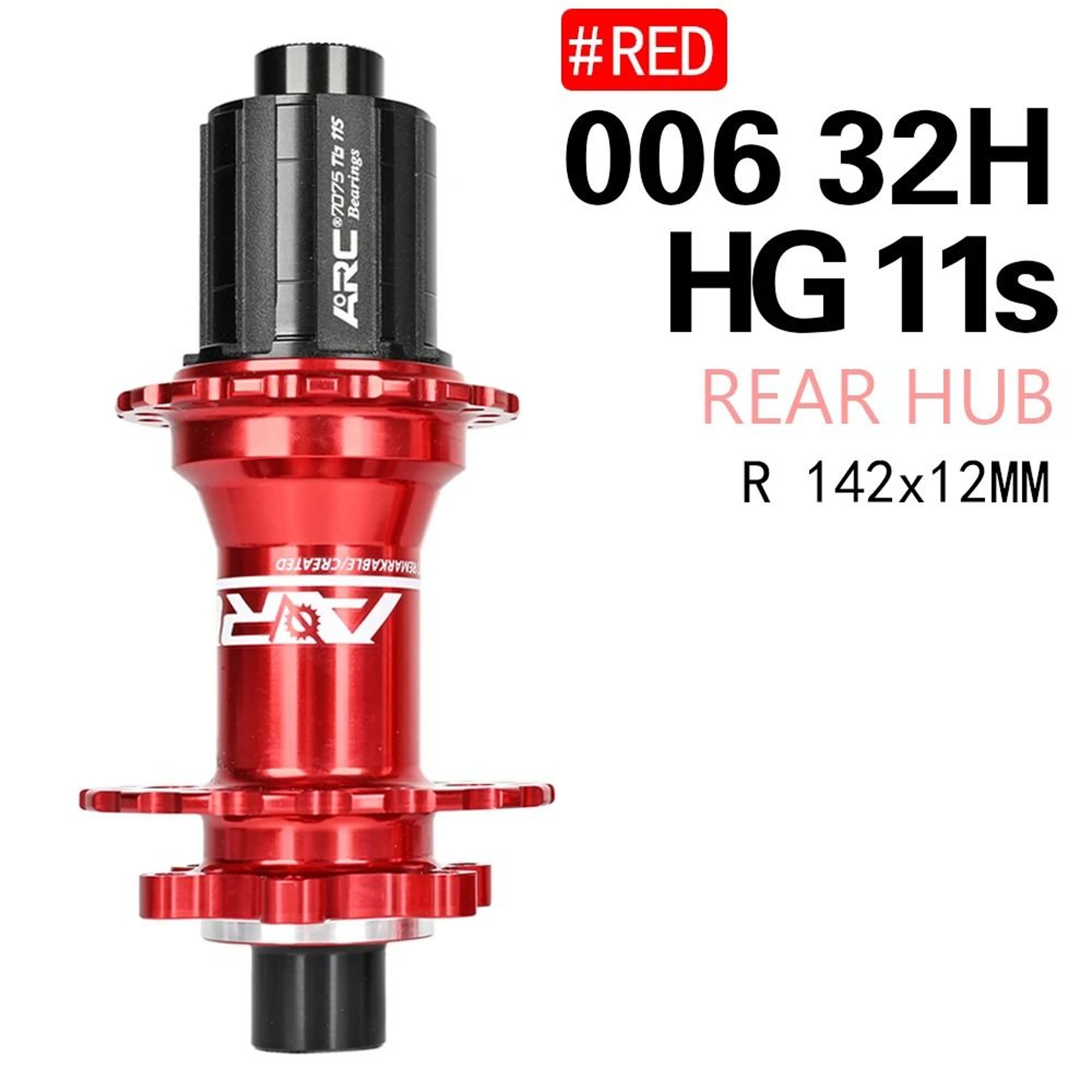 Arc MT006 MTB Hub With Sealed Bearings For 8 To 12 Speed 27