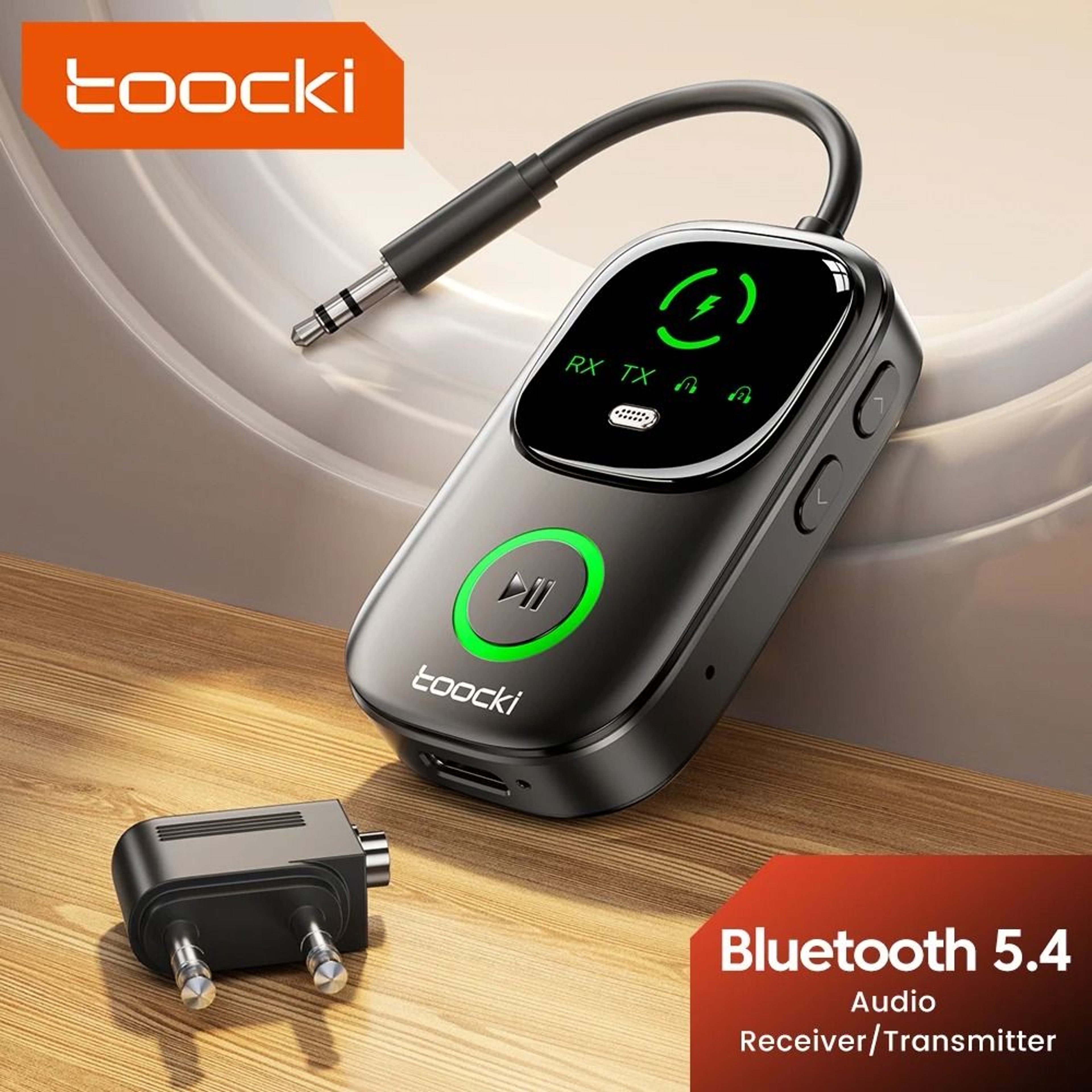 Toocki Bluetooth 54 Audio Receiver Transmitter 2 In 1 Adapter 0