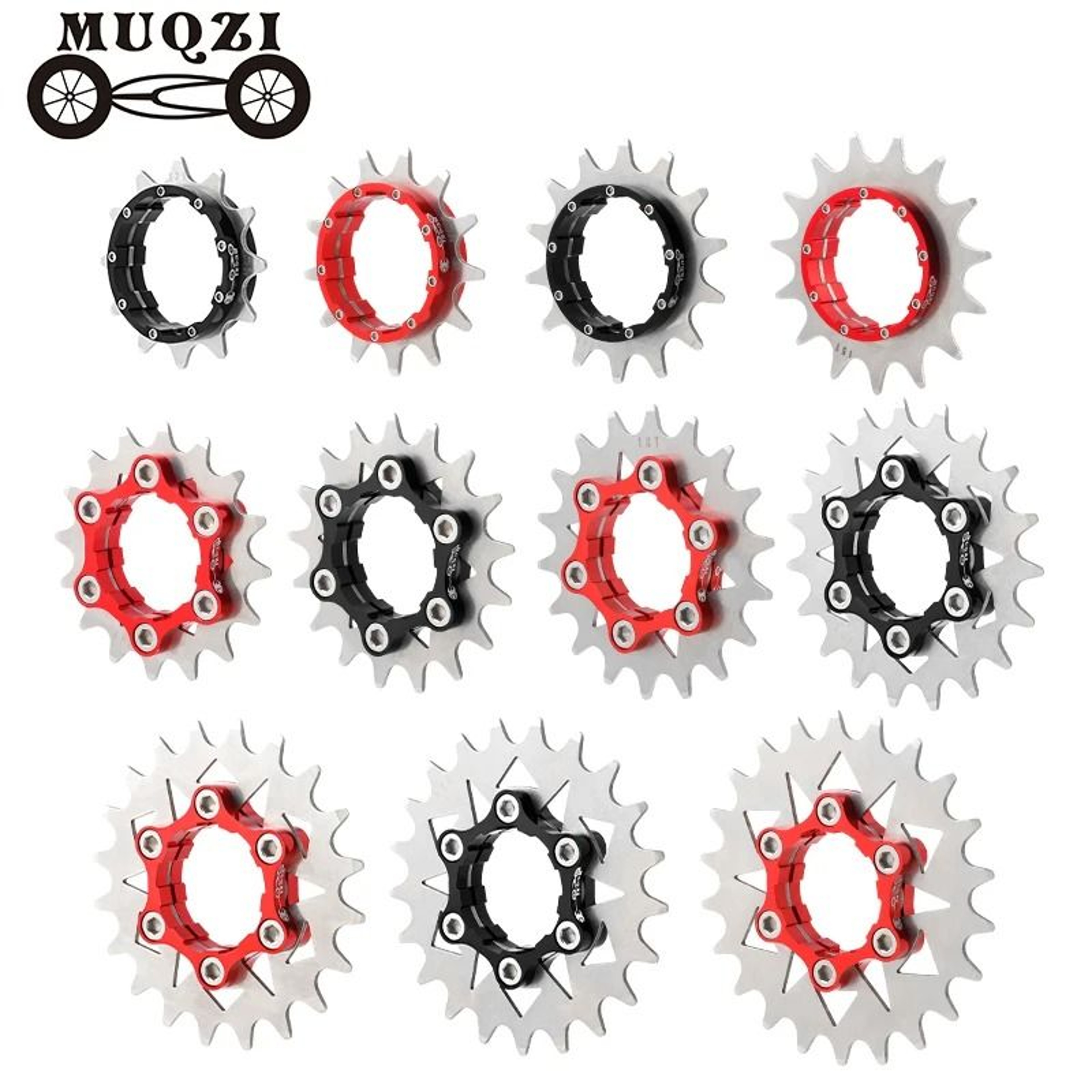 Muqzi Single Speed Cassette Cog Conversion Kit 12T To 22T 0