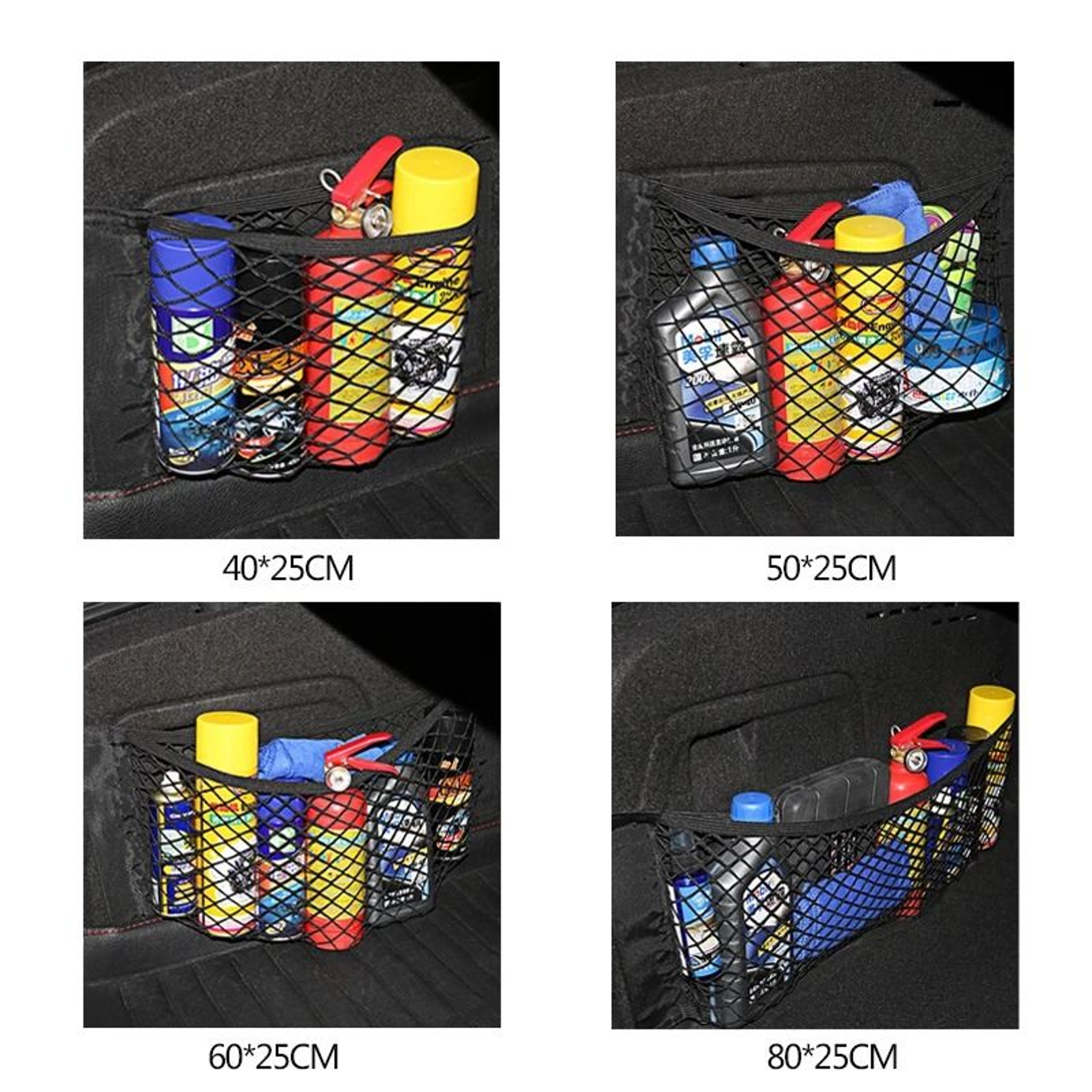 Car Trunk Mesh Organizer Net Seat Back Storage Bag 1