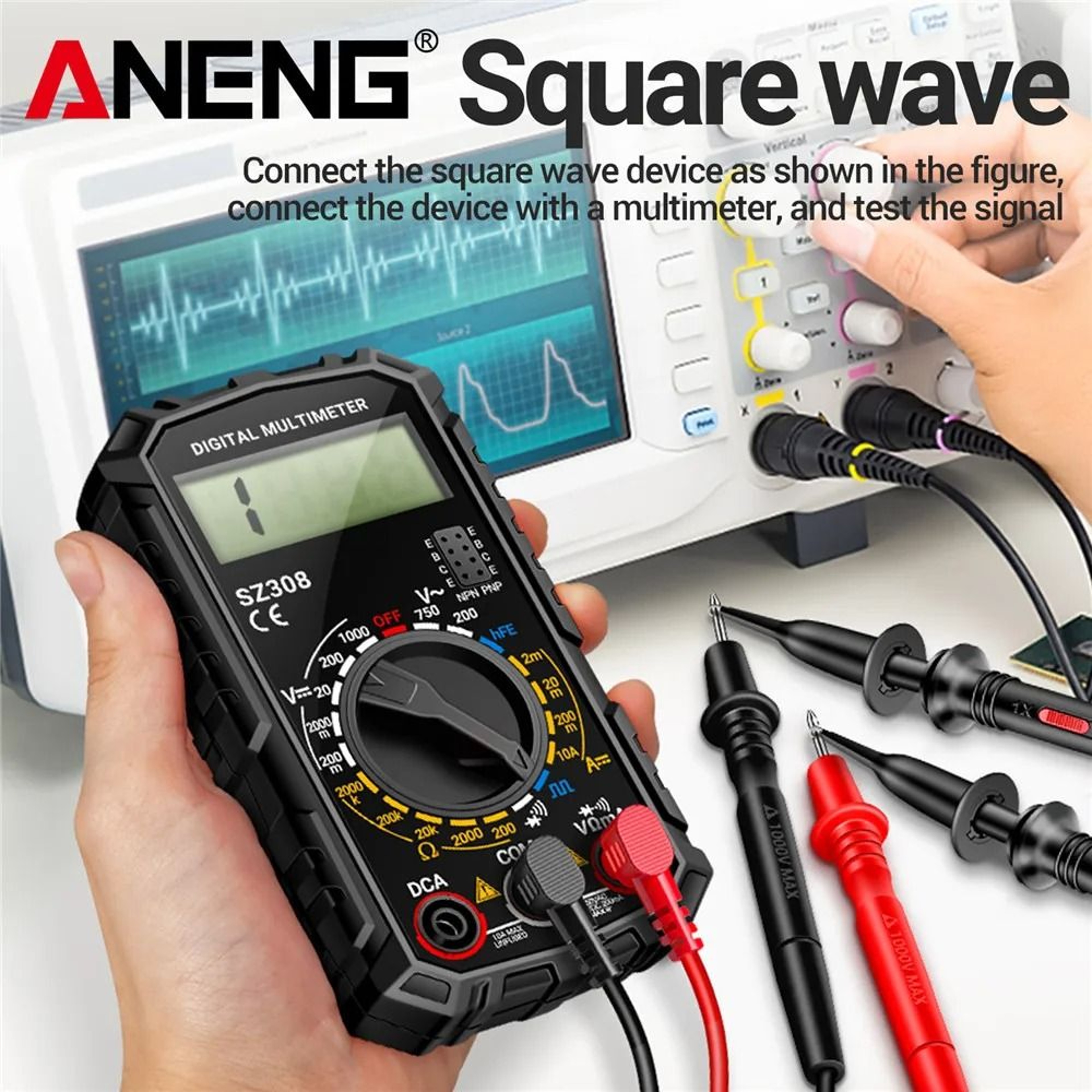 ANENG SZ308 Digital Multimeter AC DC Tester 1