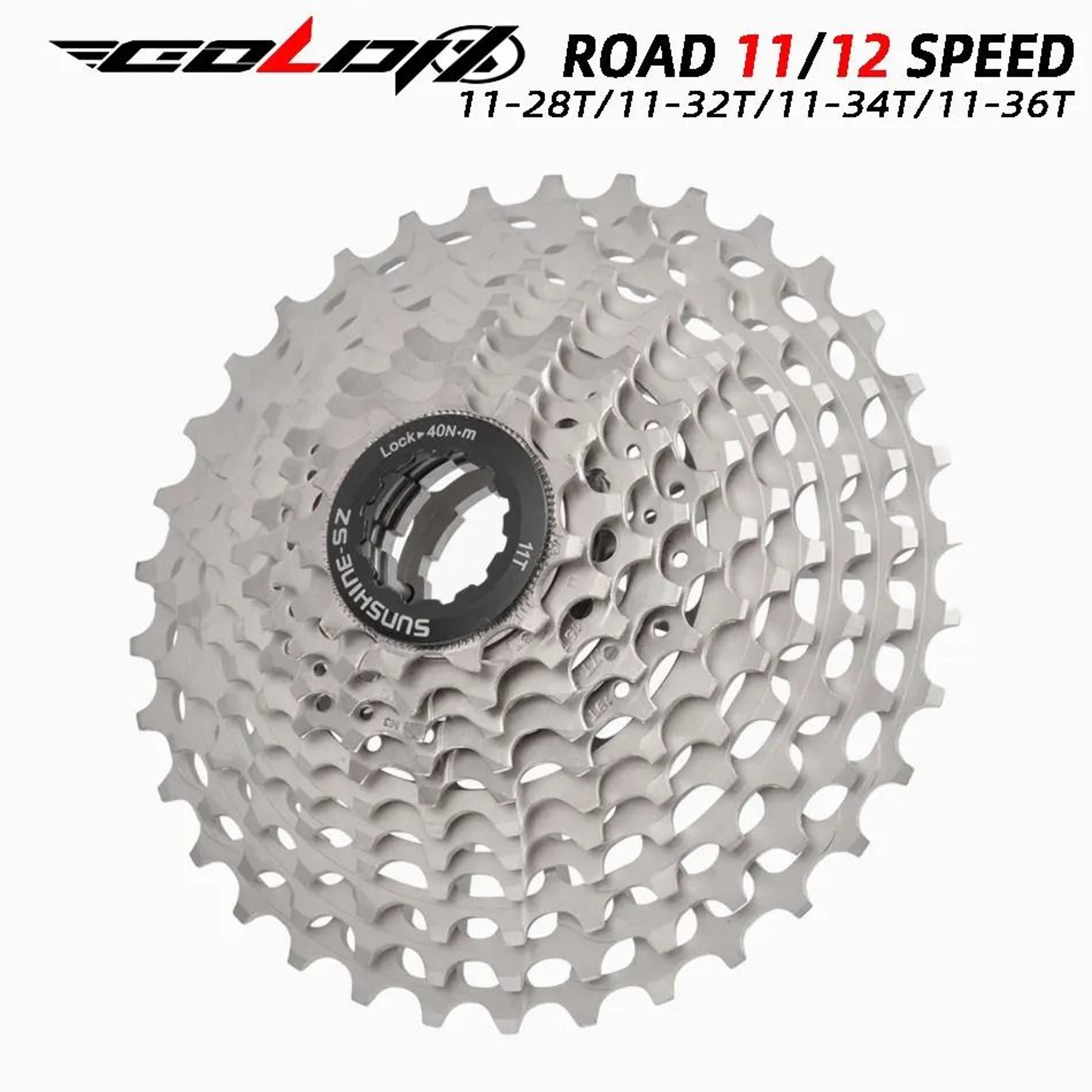 Goldix Ultralight Aluminum Road Bike Cassette 11 12 Speed 1