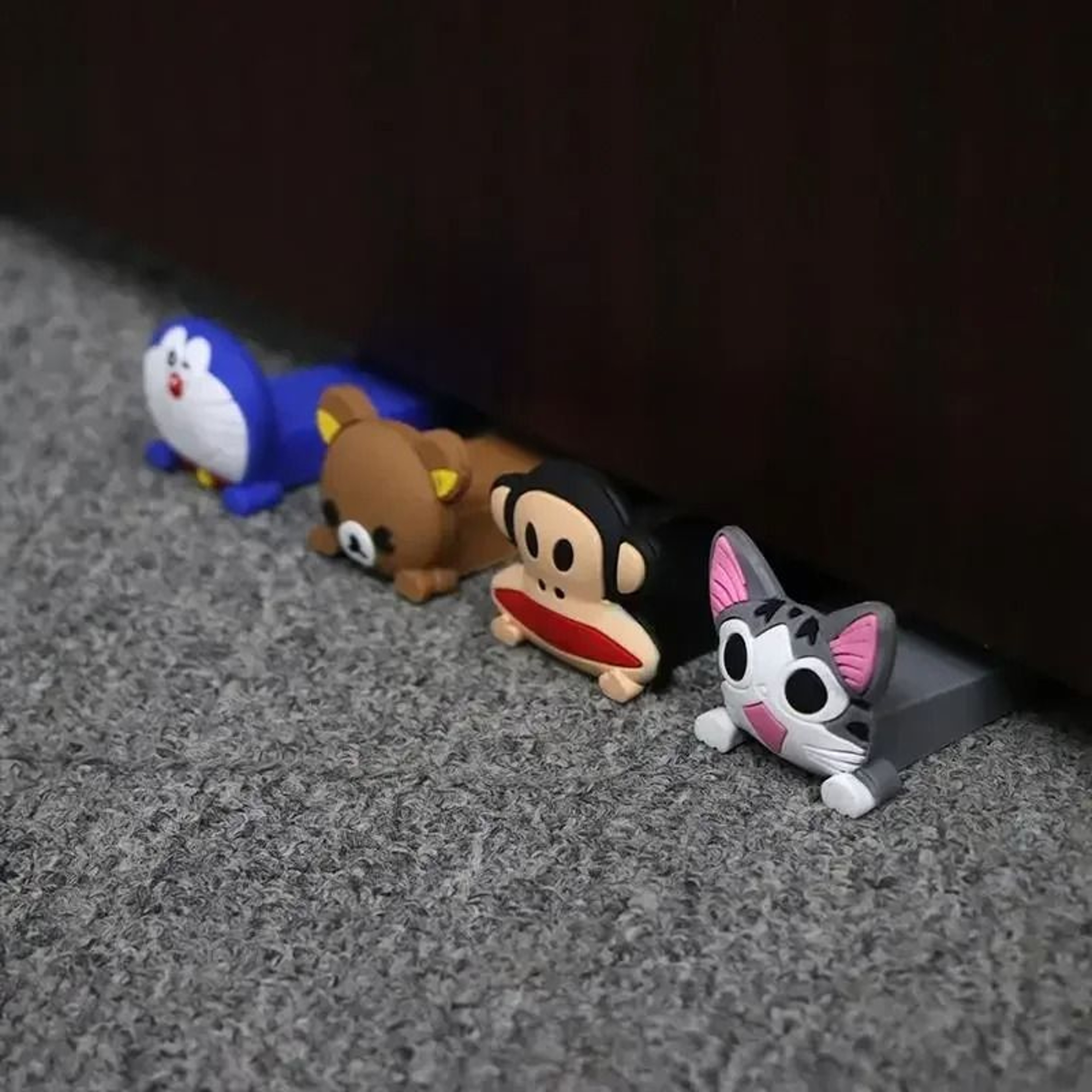 Cartoon Silicone Door Plug Wedge Safety Protector 0