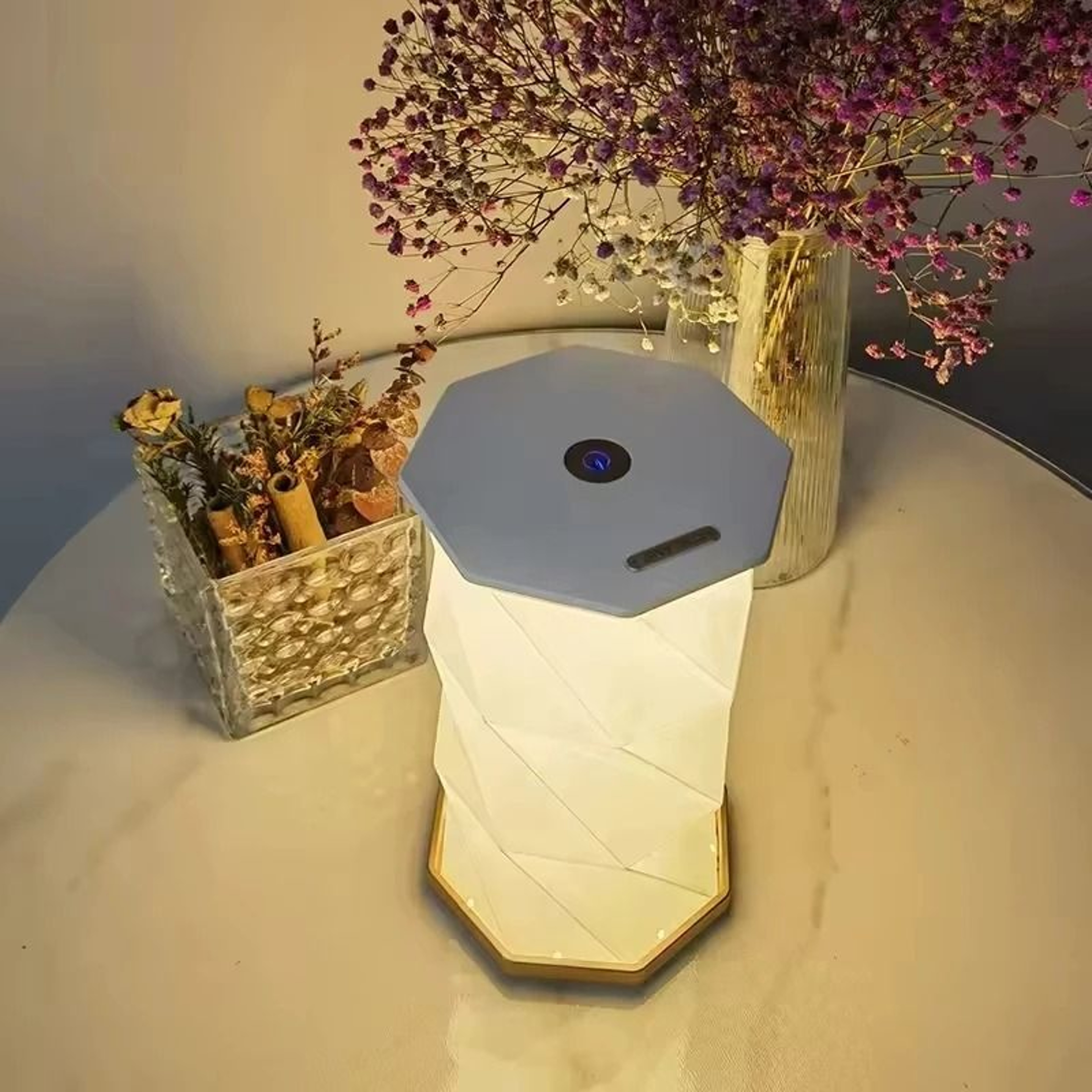 Folding Book Lamp Portable Paper Lantern Dimmable Night Light – view 1