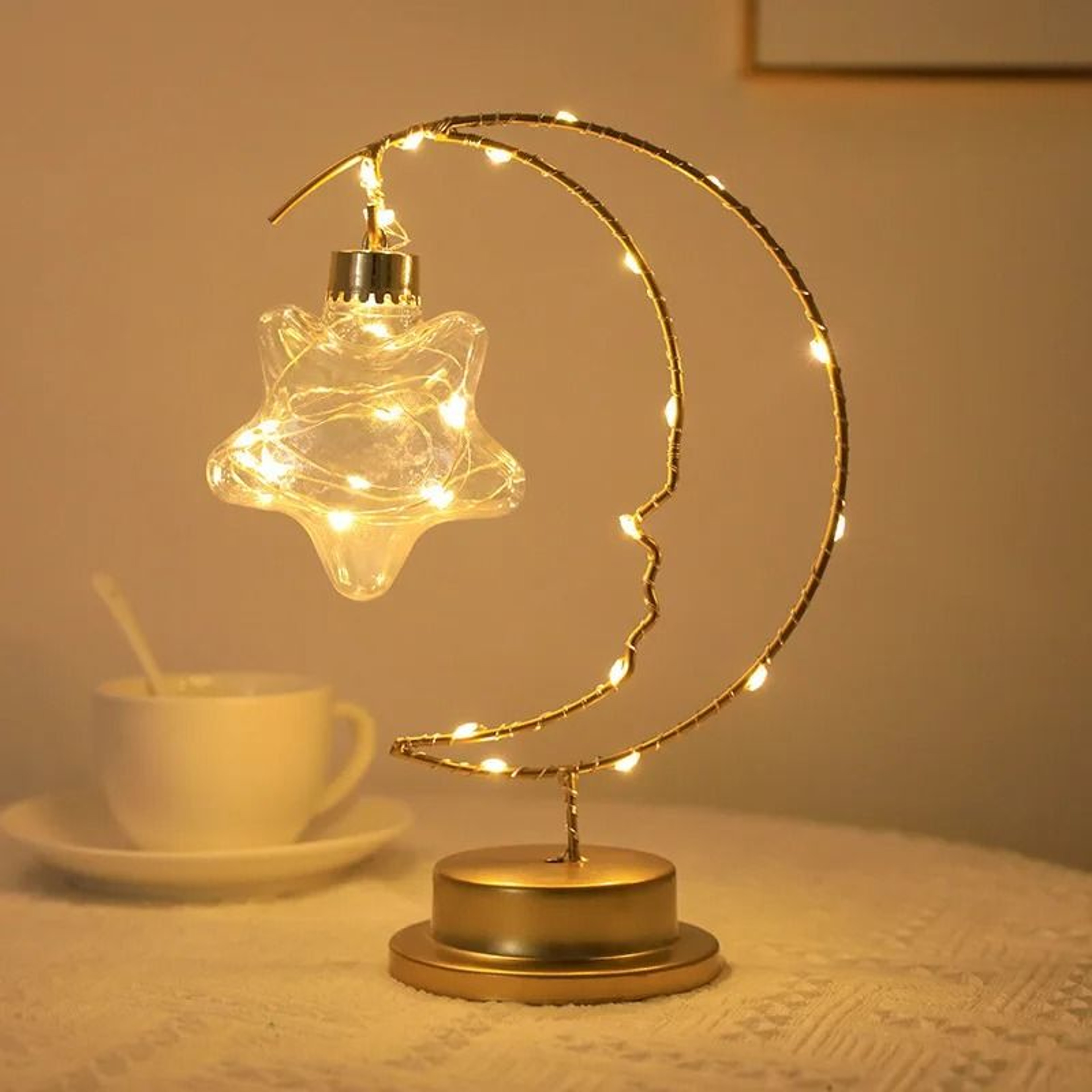 Home Decoration Star Moon LED Light Indoor Night Lamp 3