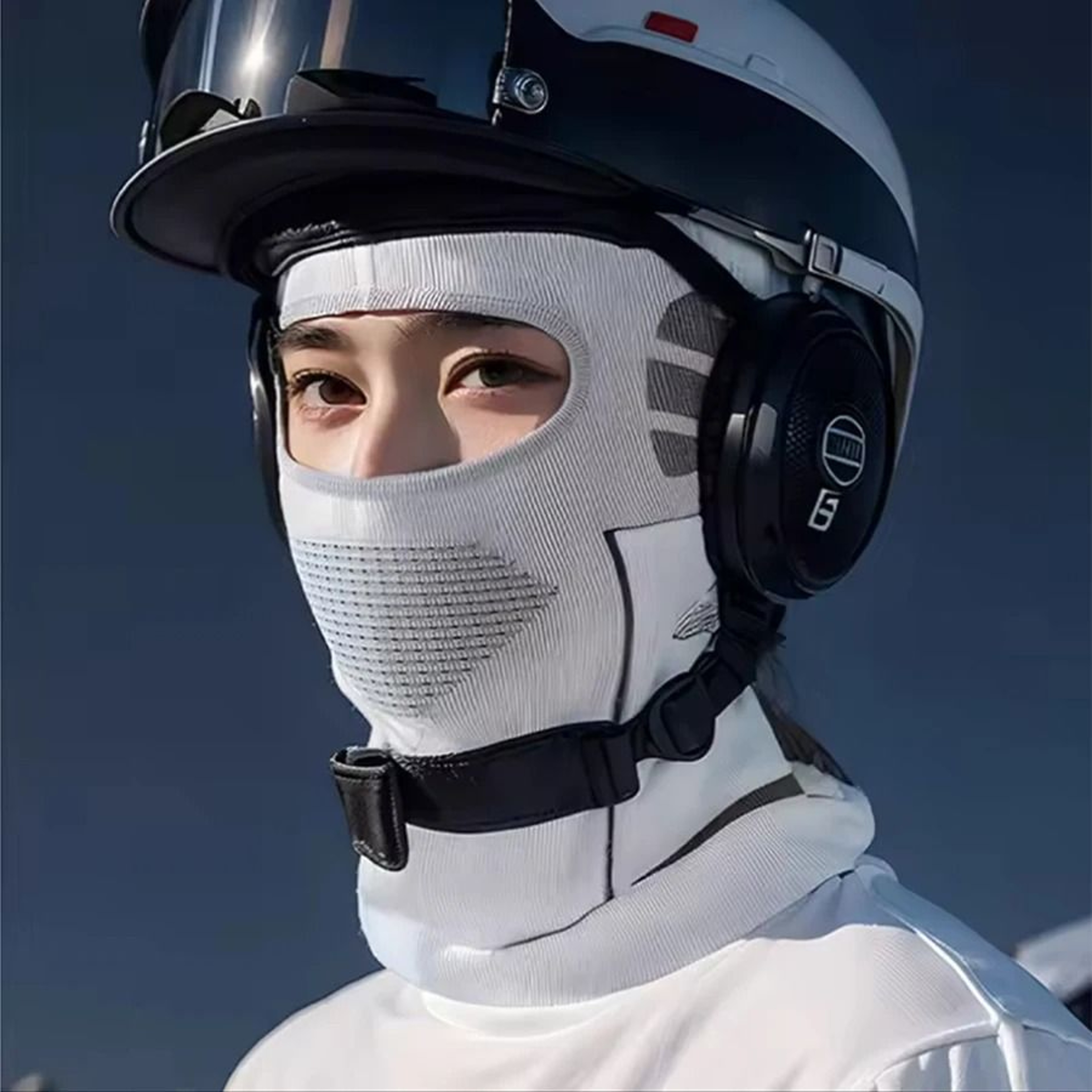 Men Women Cold Proof Thermal Scarf Winter Ski Hat Balaclava Full Face Mask Helmet Liner Cap 1