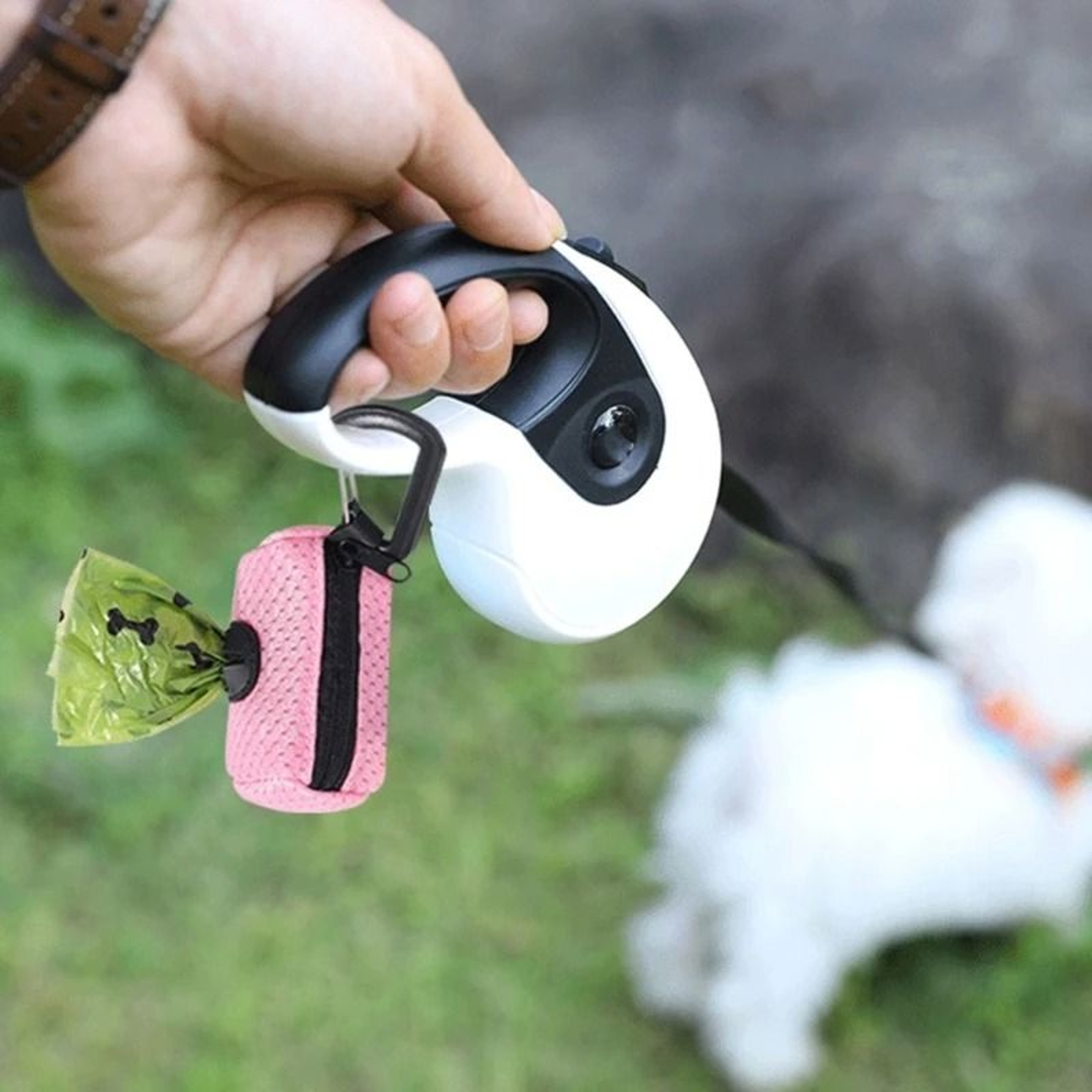 Dog Poop Pickup Bag Holder Pet Waste Bag Dispenser 1