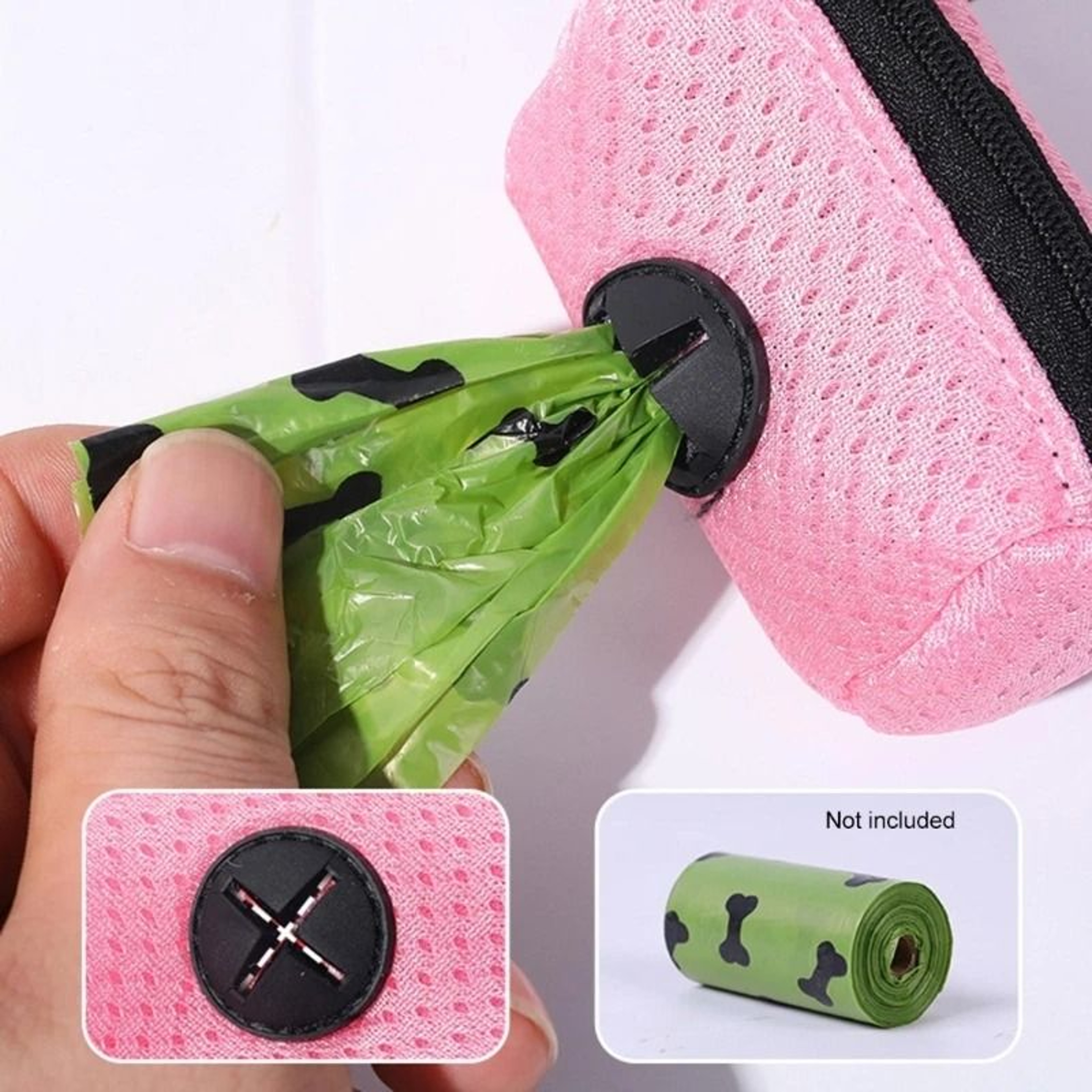 Dog Poop Pickup Bag Holder Pet Waste Bag Dispenser 2
