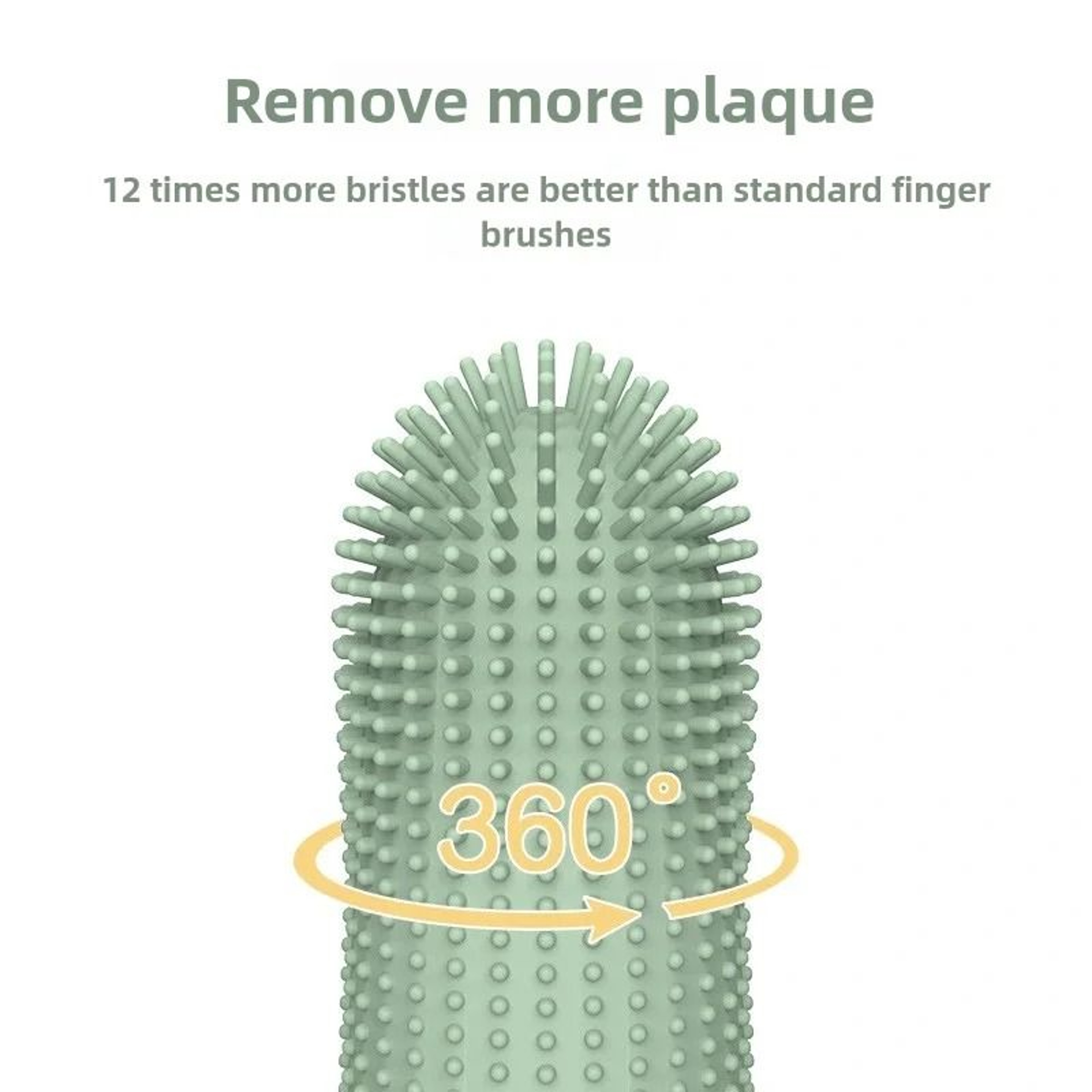 Dog Finger Toothbrush Food Grade Silicone 360 Degree Cleaning For Dogs And Cats 4