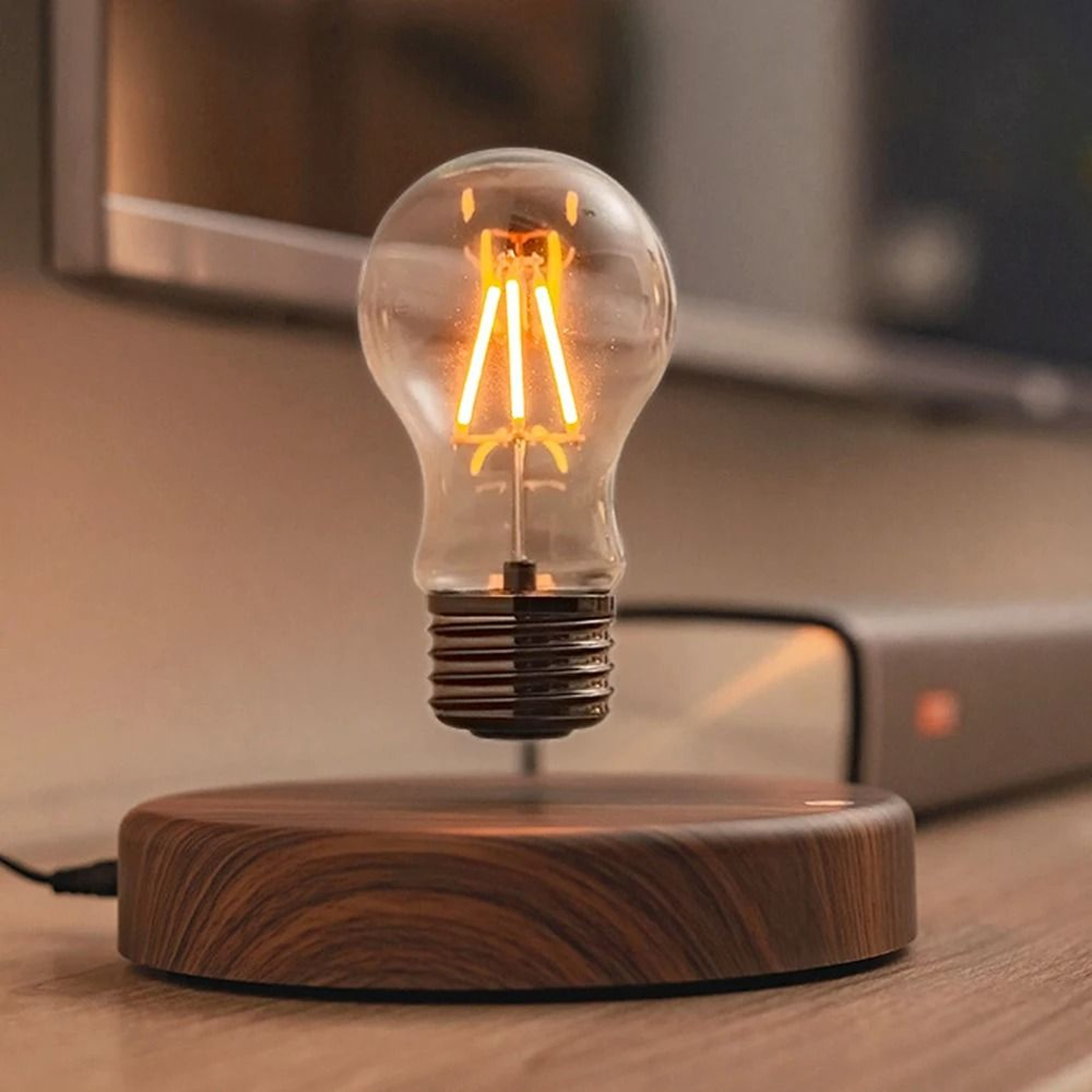 Levitating Moon Night Light 360 Rotation Magnetic Floating Lamp For Home Office Desk Decor 6