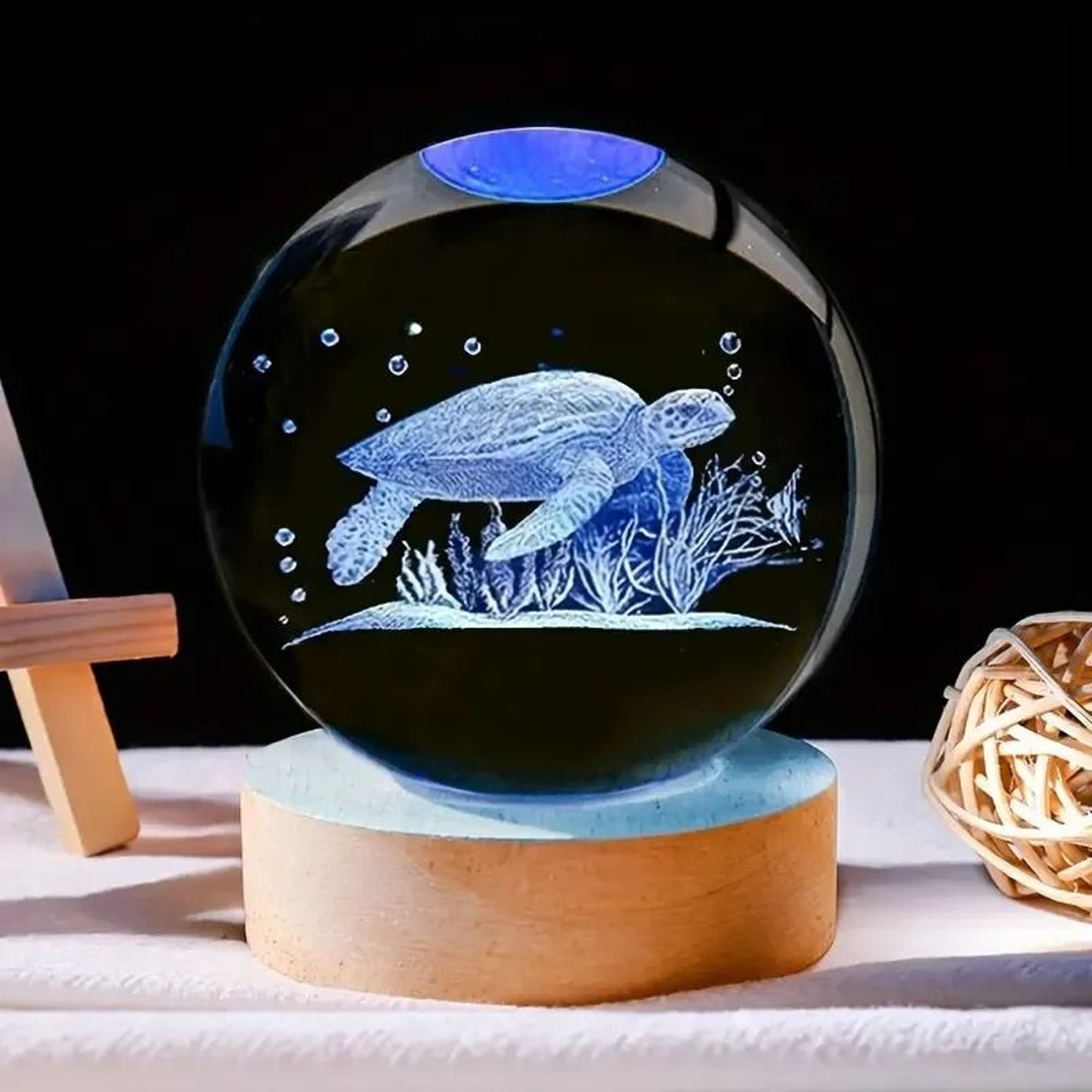 Deep Sea Turtle Crystal Ball Night Light 1