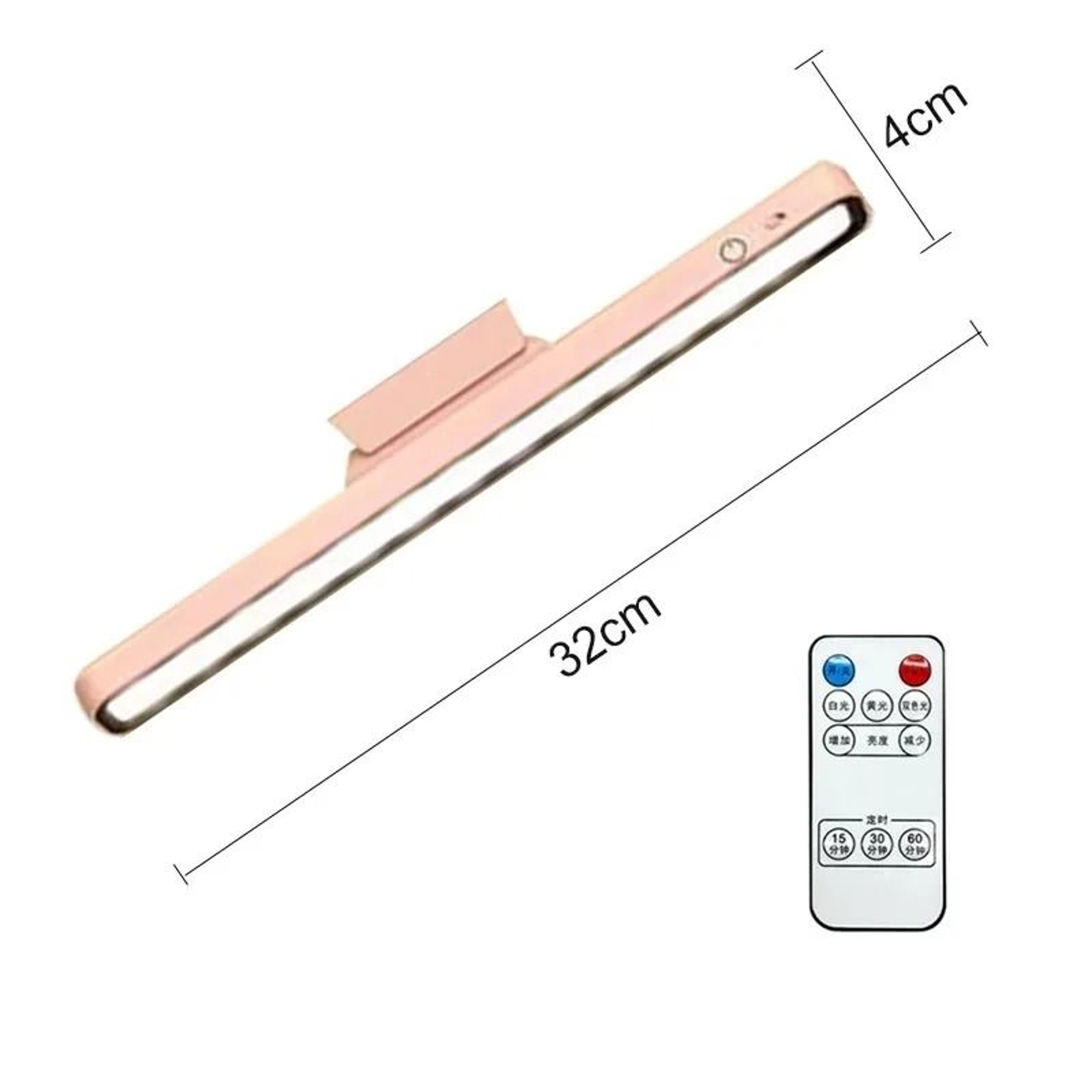 Desk Lamp LED USB Rechargeable Stepless Dimming Table Lamp 8