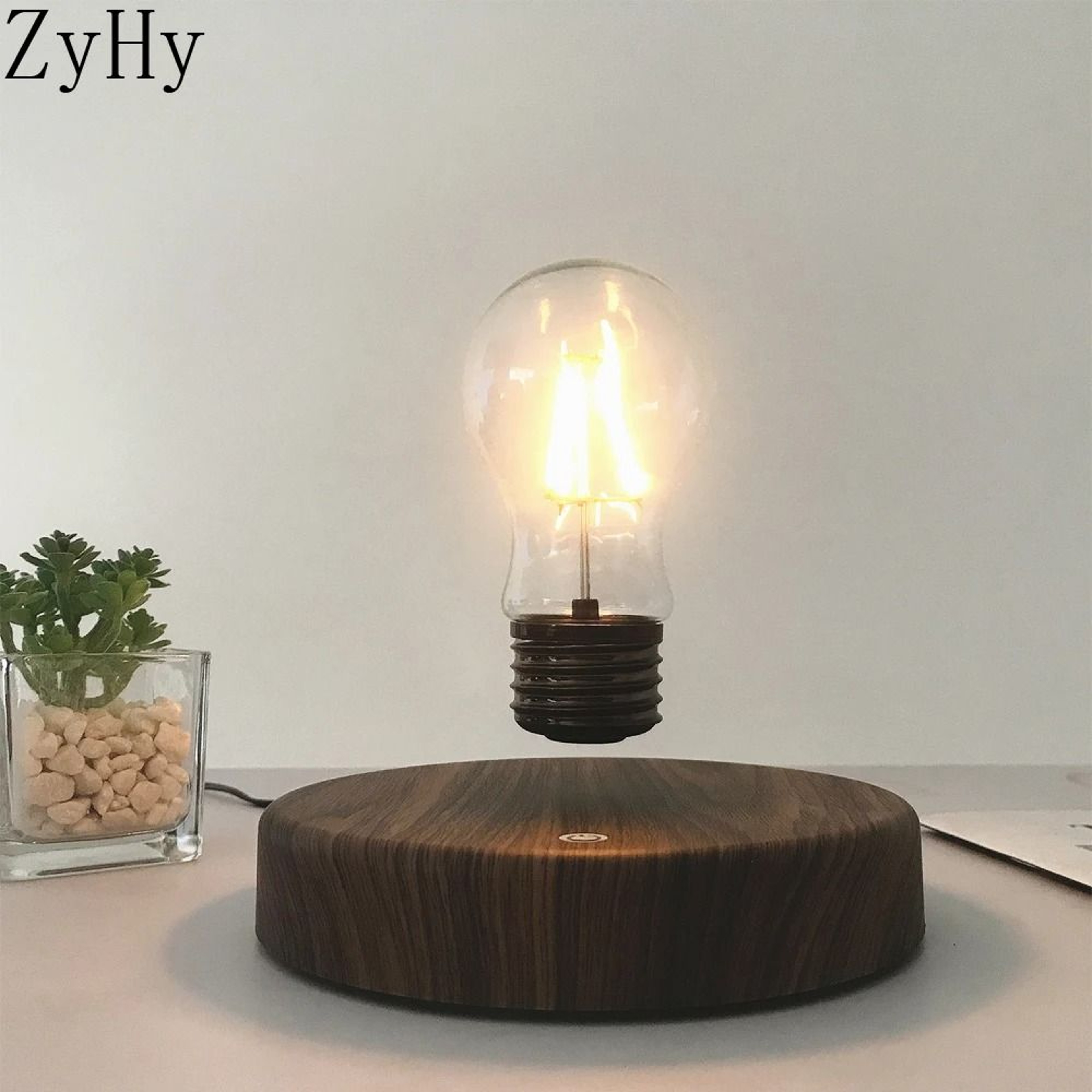 Magnetic Levitation Lamp Creativity Night Light Floating LED Bulb Table Lamp 0