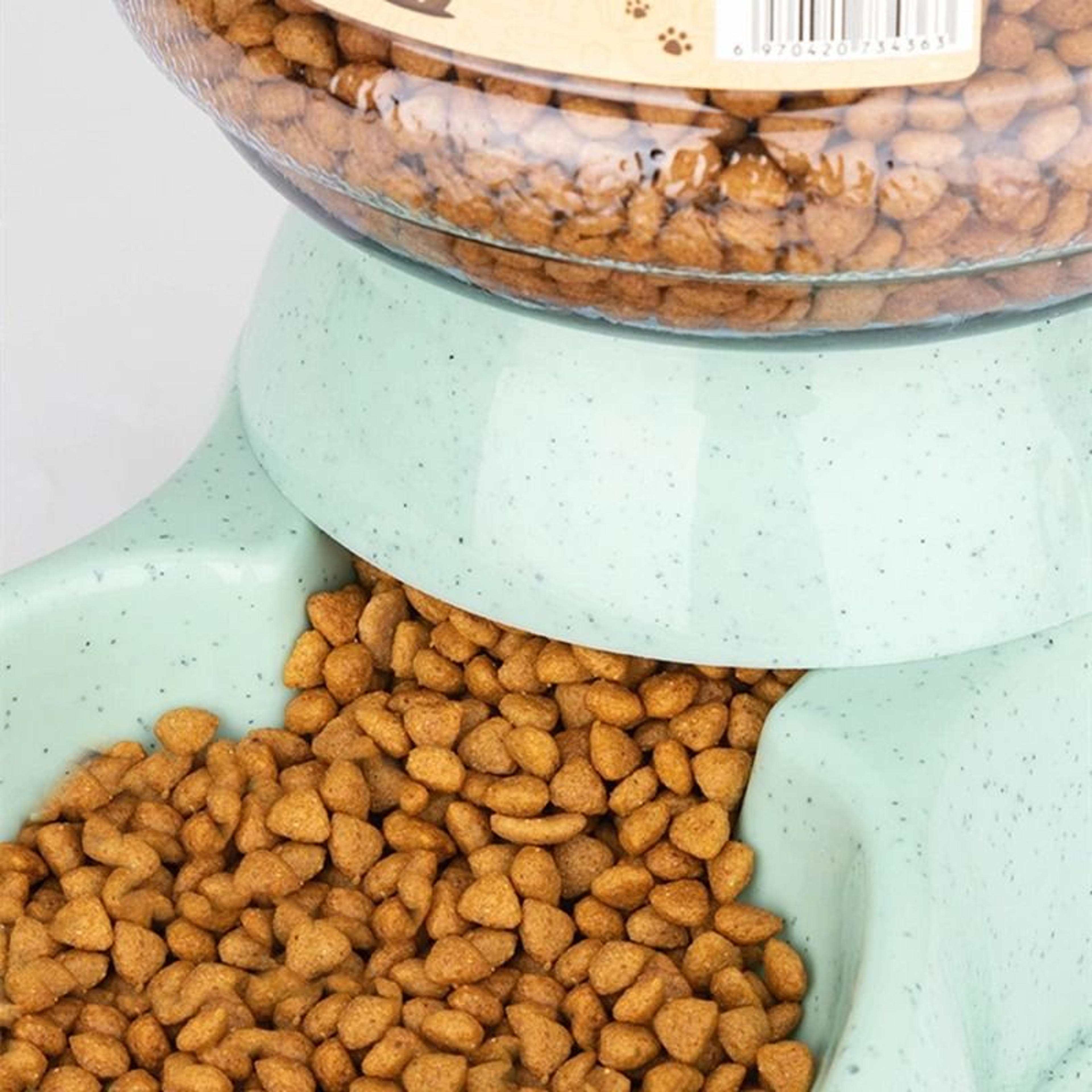 Large Capacity Pet Feeder And Water Dispenser Bowl Set For Cats And Small Dogs 3