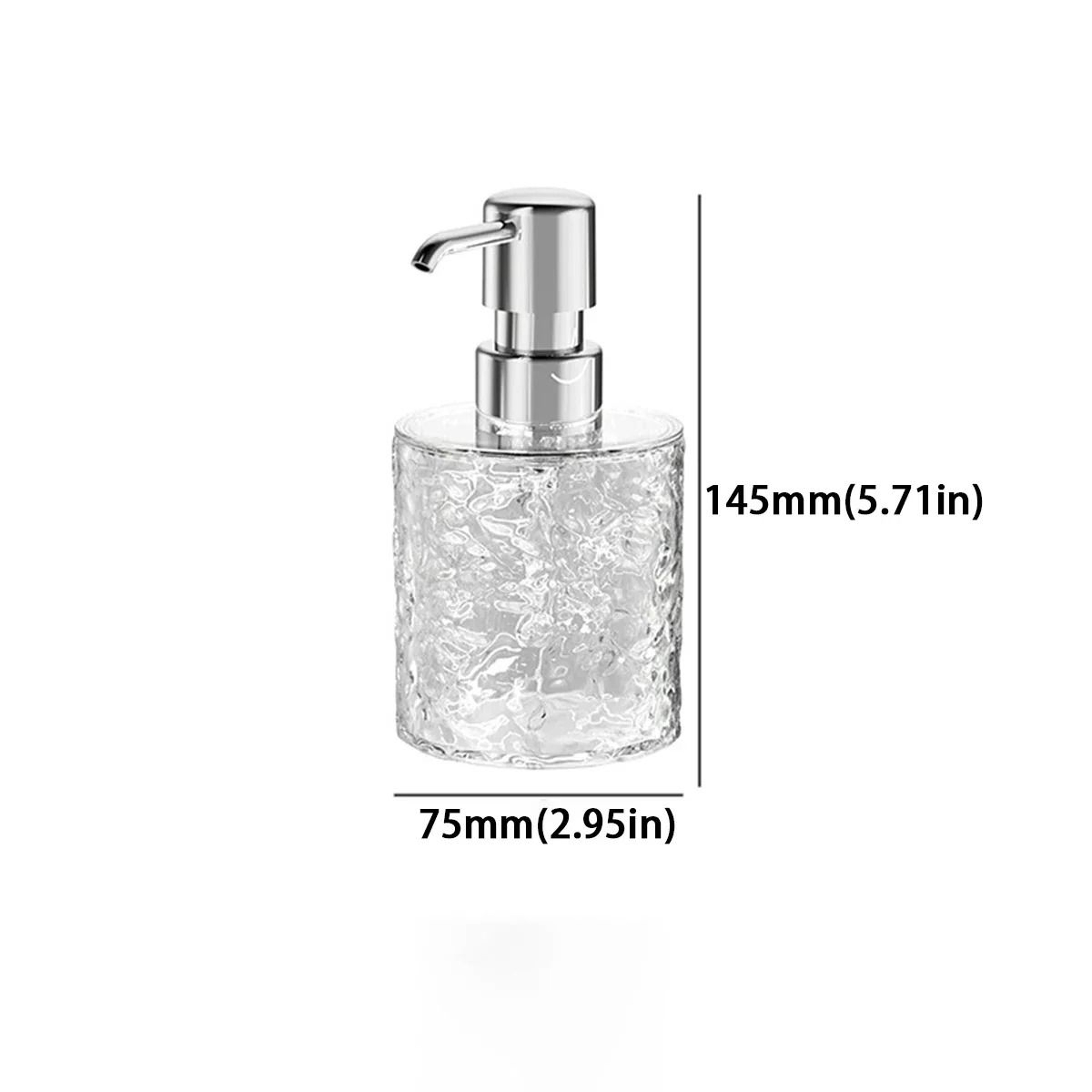 Luxurious ABS Soap Dispenser Refillable Press Liquid Dispenser For Kitchen And Bathroom 7