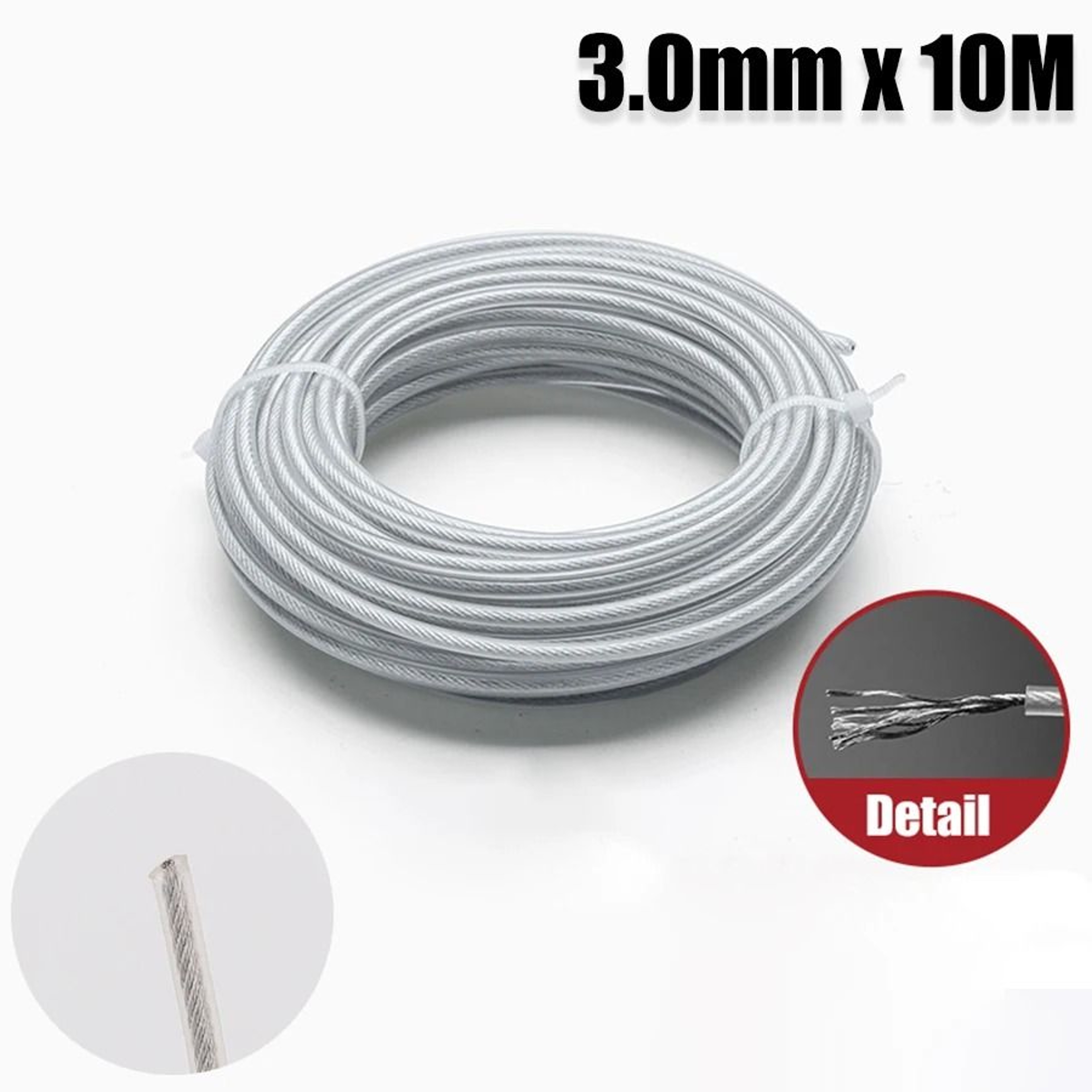Universal Aluminum Alloy Lawn Mower Head Replacement With Nylon Steel Line 3