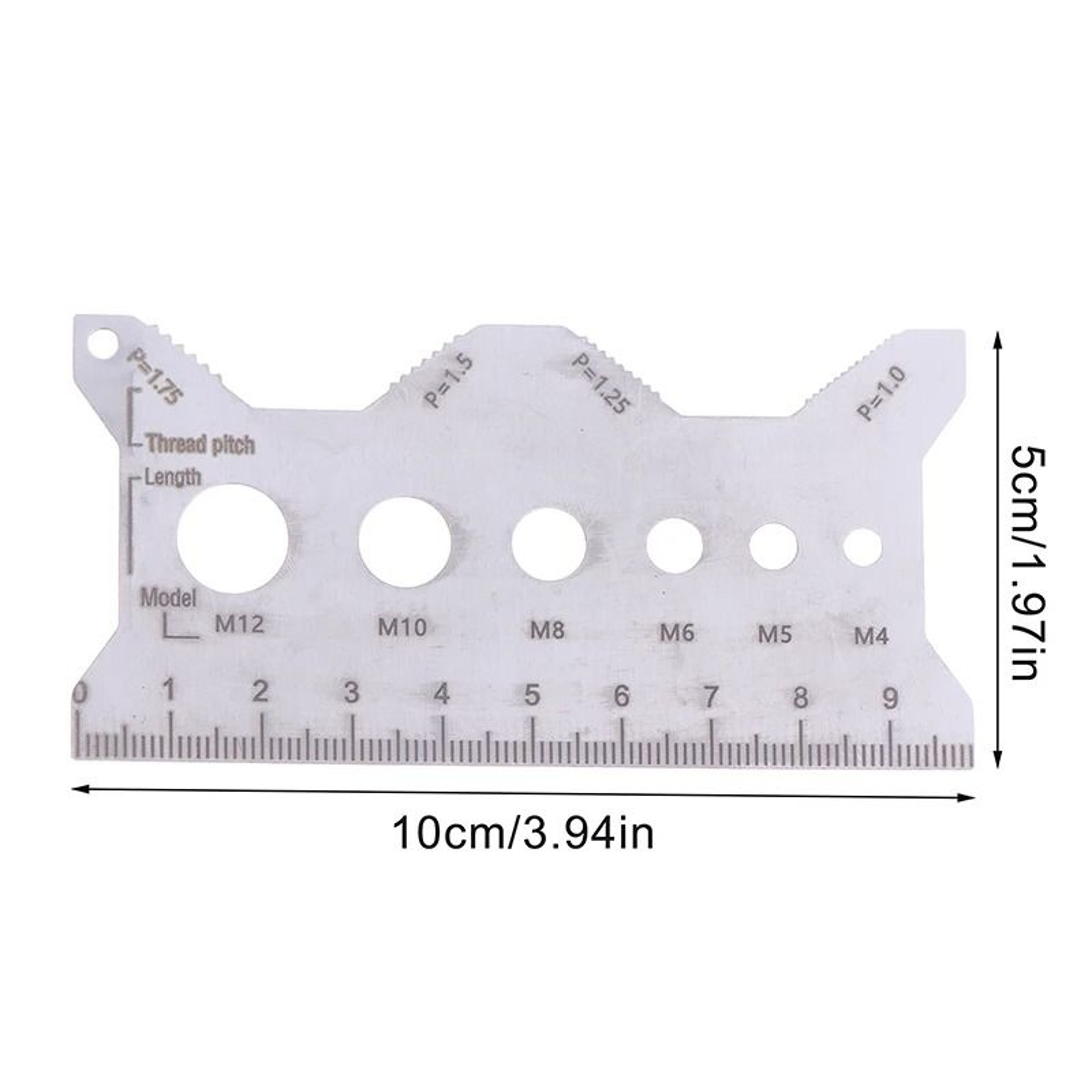 High Accuracy Industry Standard Pitch Gauge For Measuring Bolt Nut Screw Thread 11