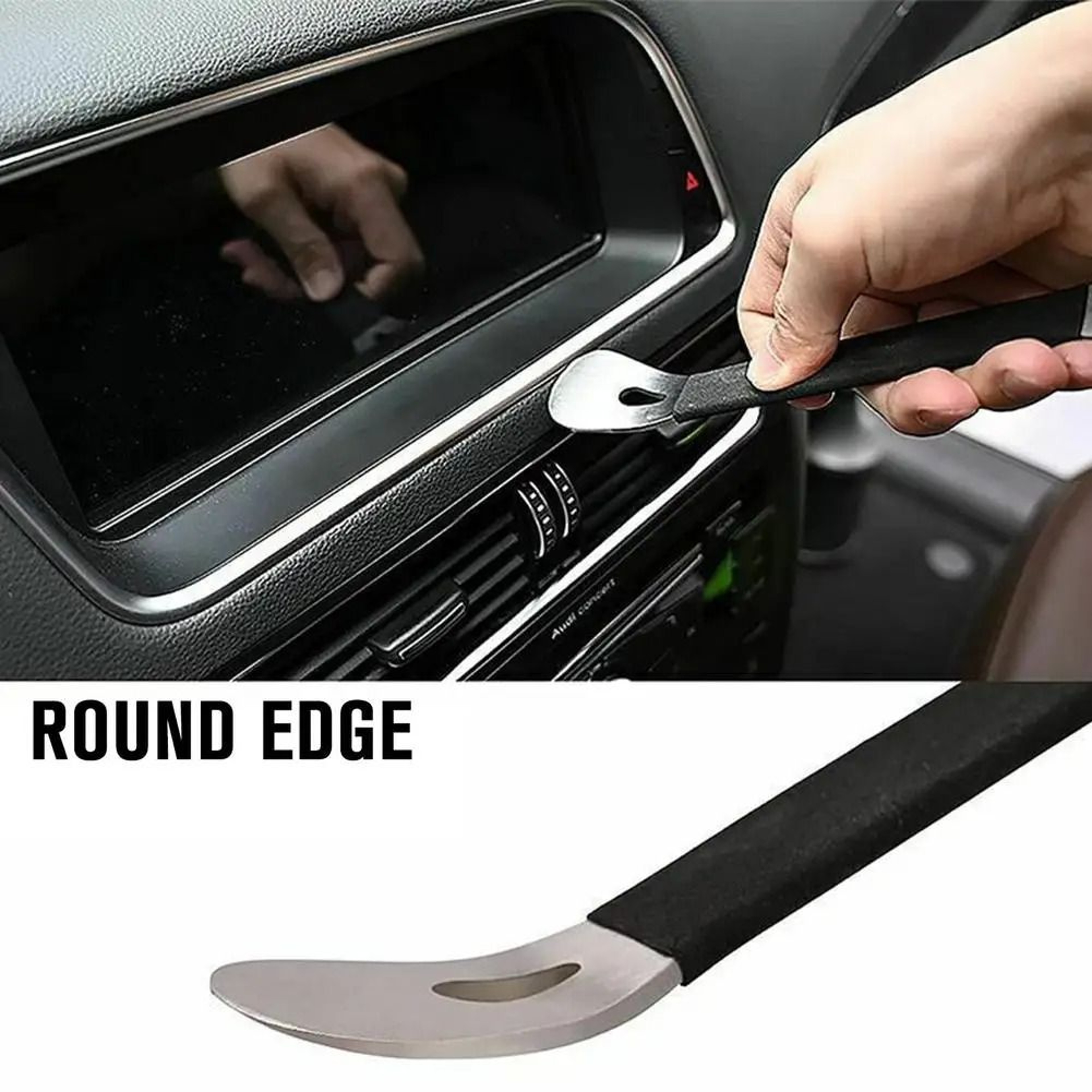 Stainless Steel Skid Plate Car Audio Modification Tool Door Center Console Rearview Mirror Removal  5