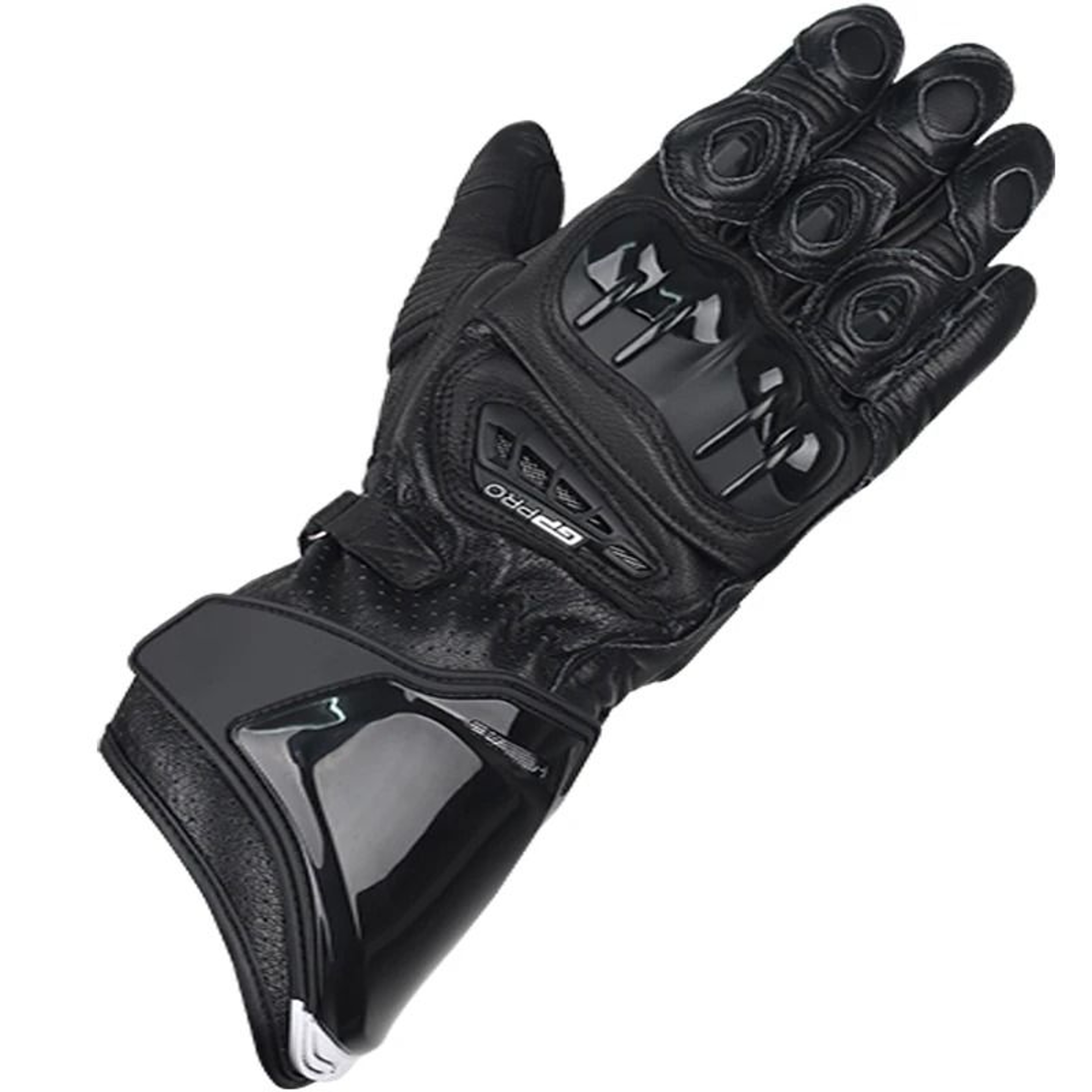 Two X Gp Pro Motorcycle Leather Long Protection Motorbike Racing Touch Screen Gloves 4
