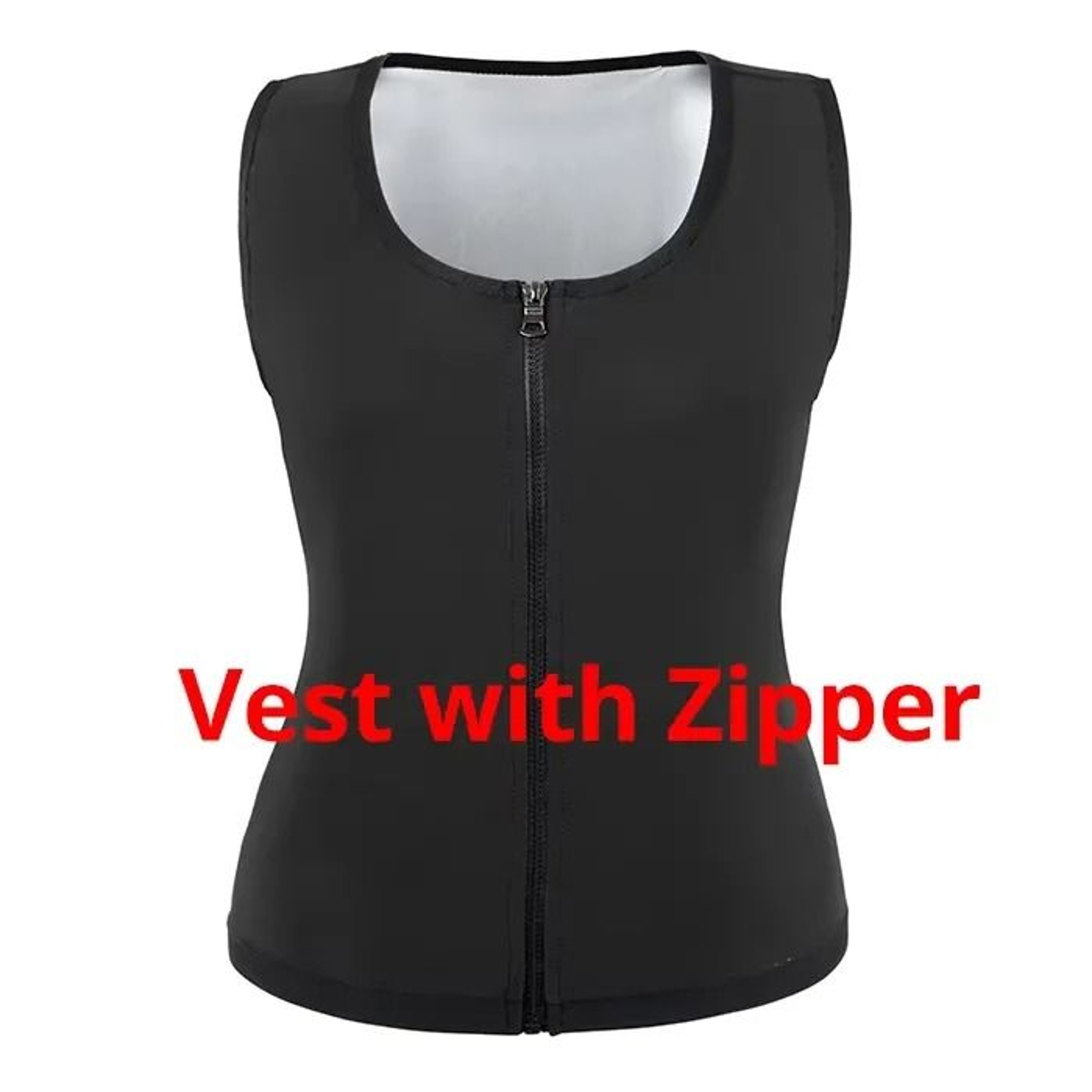 Men Slimming Sauna Vest Waist Trainer Zipper Shaper For Sweat And Fat Burning 6