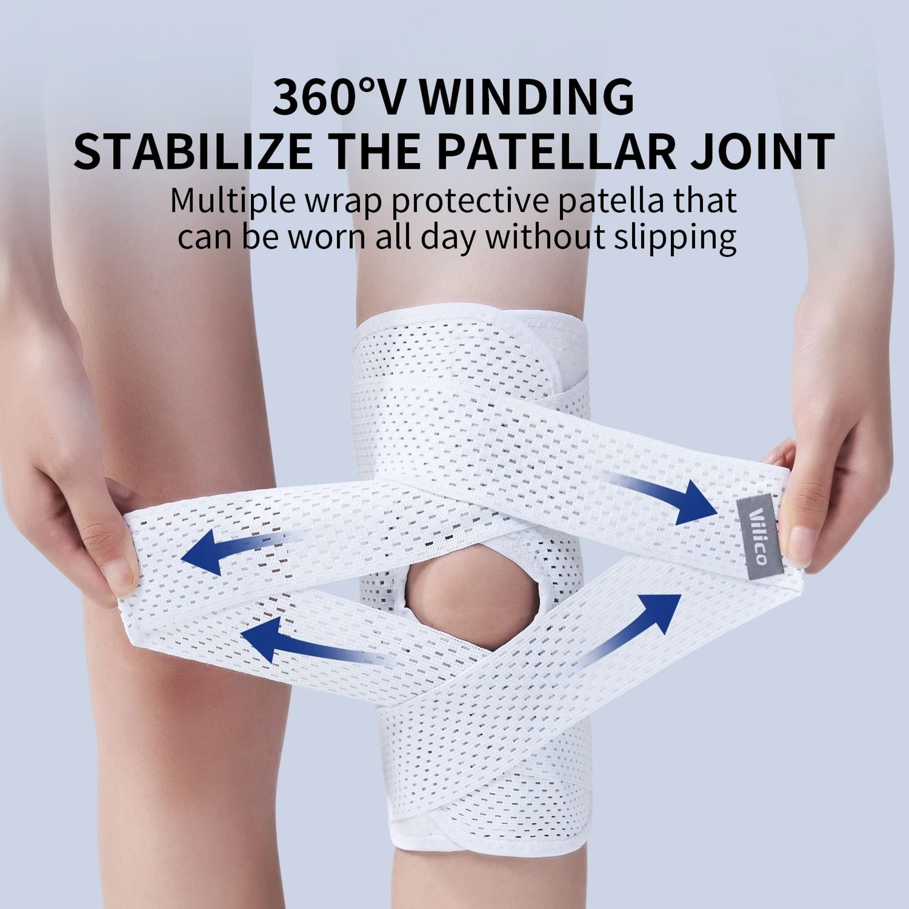 Elastic Compression Knee Support Brace For Sports And Joint Protection 3