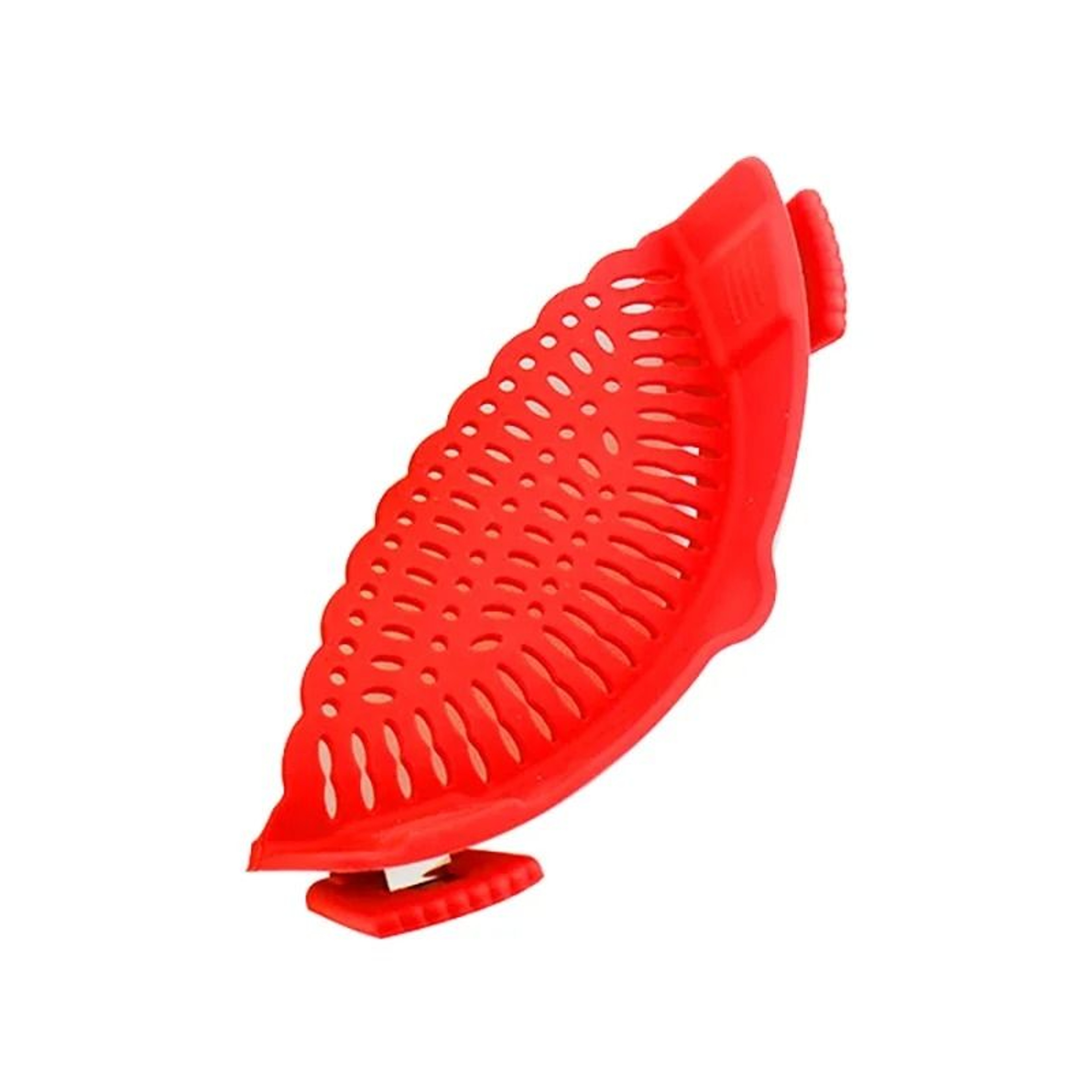 Universal Silicone Clip On Pan Pot Strainer For Pasta Fruit And Vegetables 7