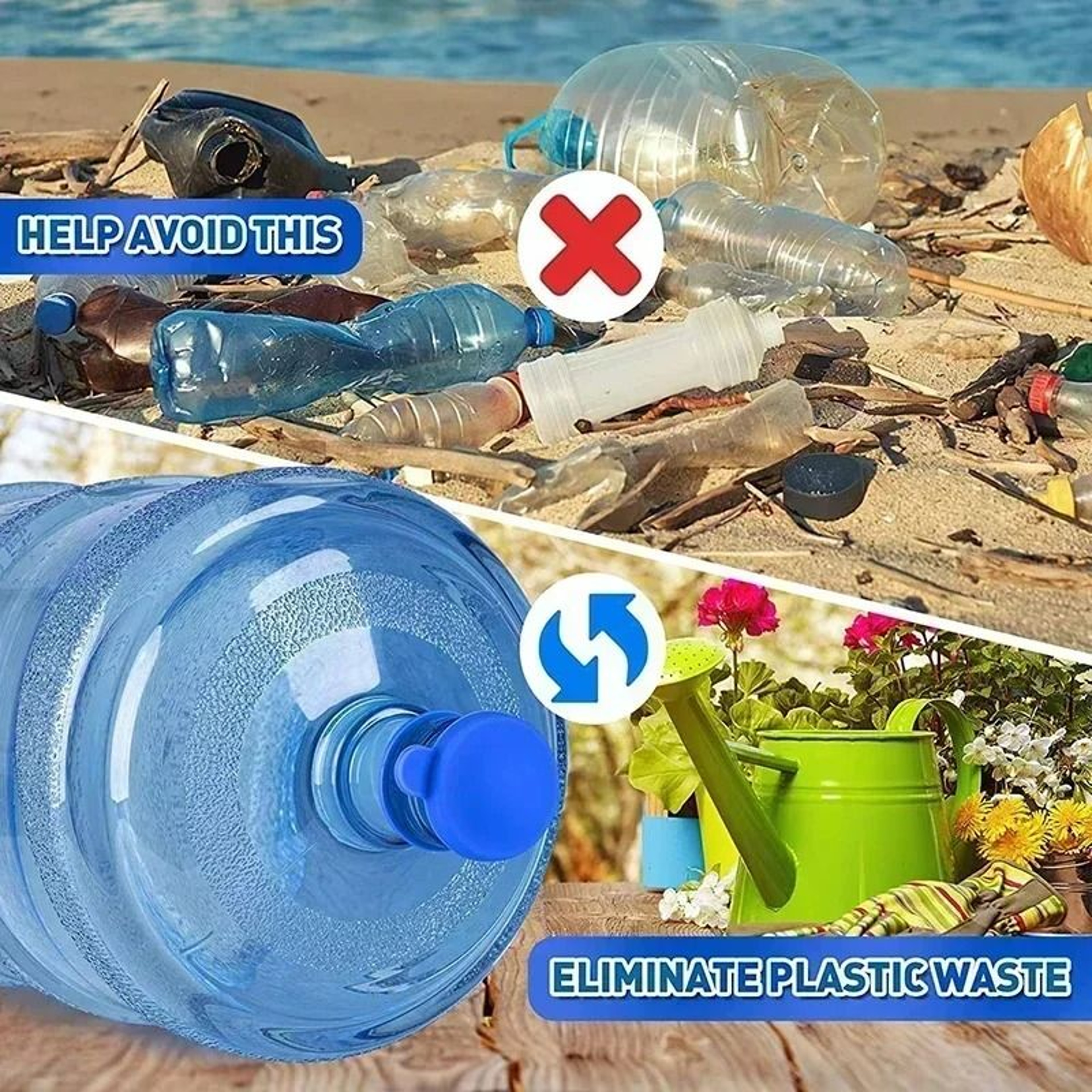 Reusable Silicone Water Bottle Cover With Non Spill Cap 5