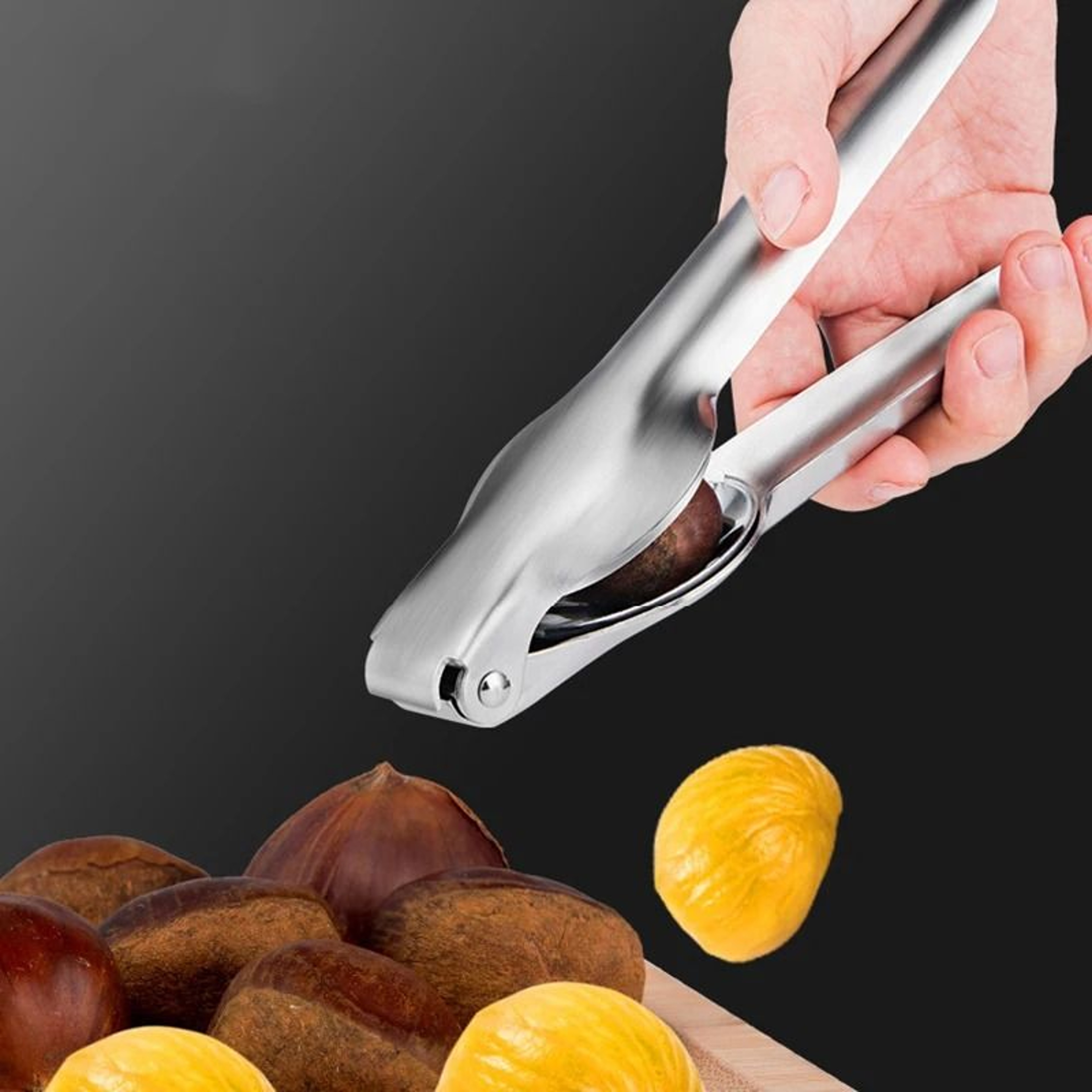 Stainless Steel Chestnut Opener And Walnut Sheller Tool 0