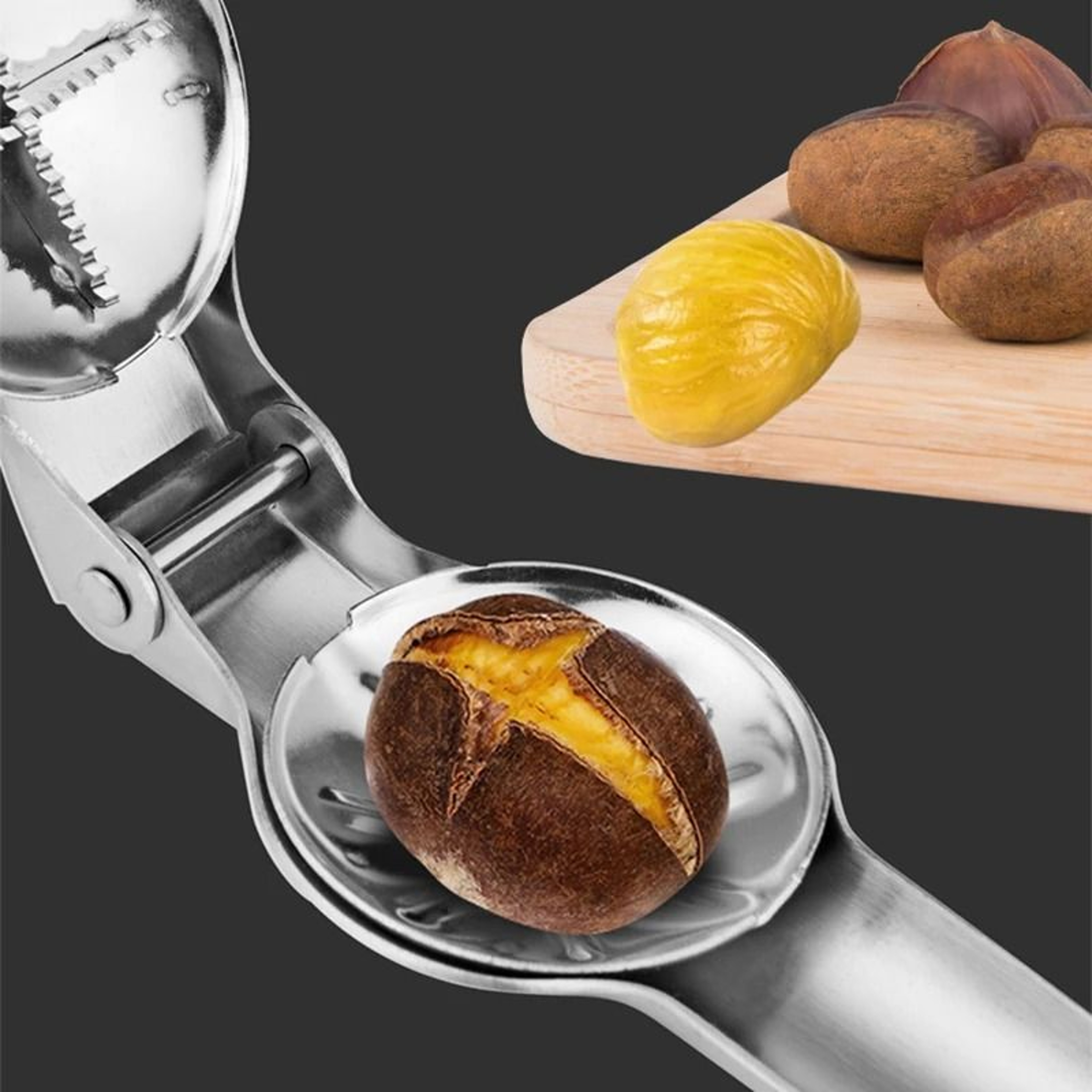 Stainless Steel Chestnut Opener And Walnut Sheller Tool 1
