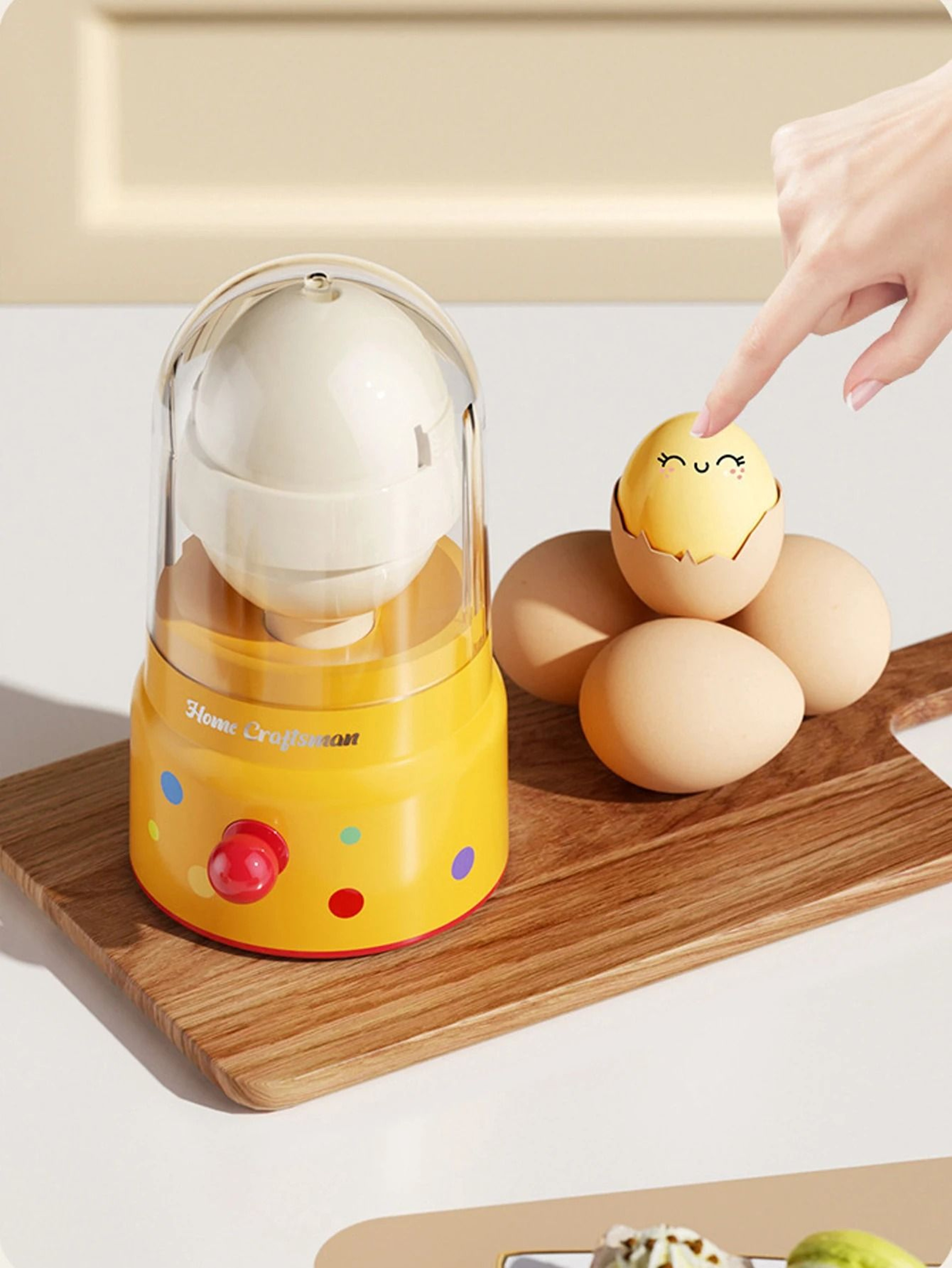 Portable Egg Yolk Mixer Manual Scrambler 3