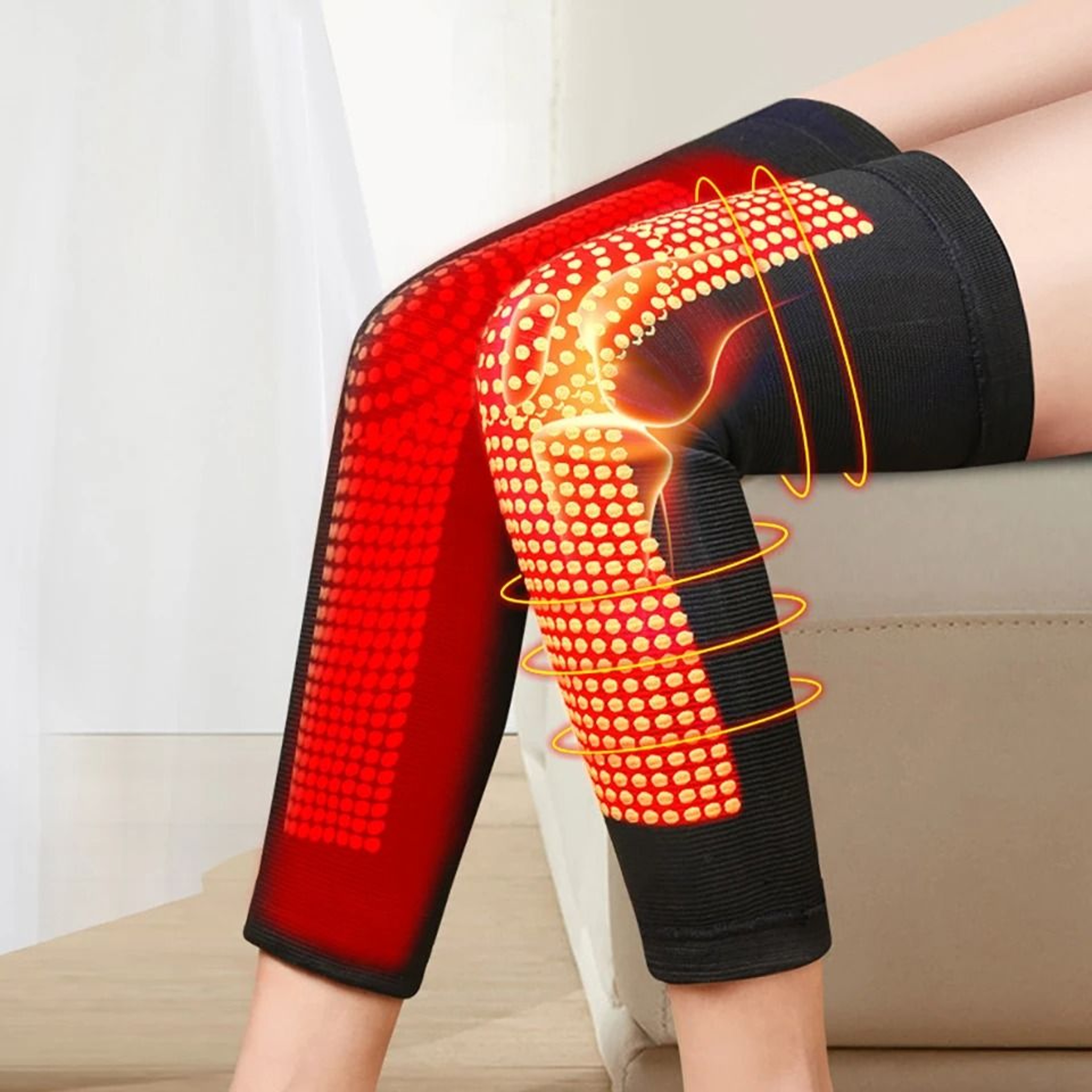 Adjustable Self Heating Knee And Elbow Support Strap 0