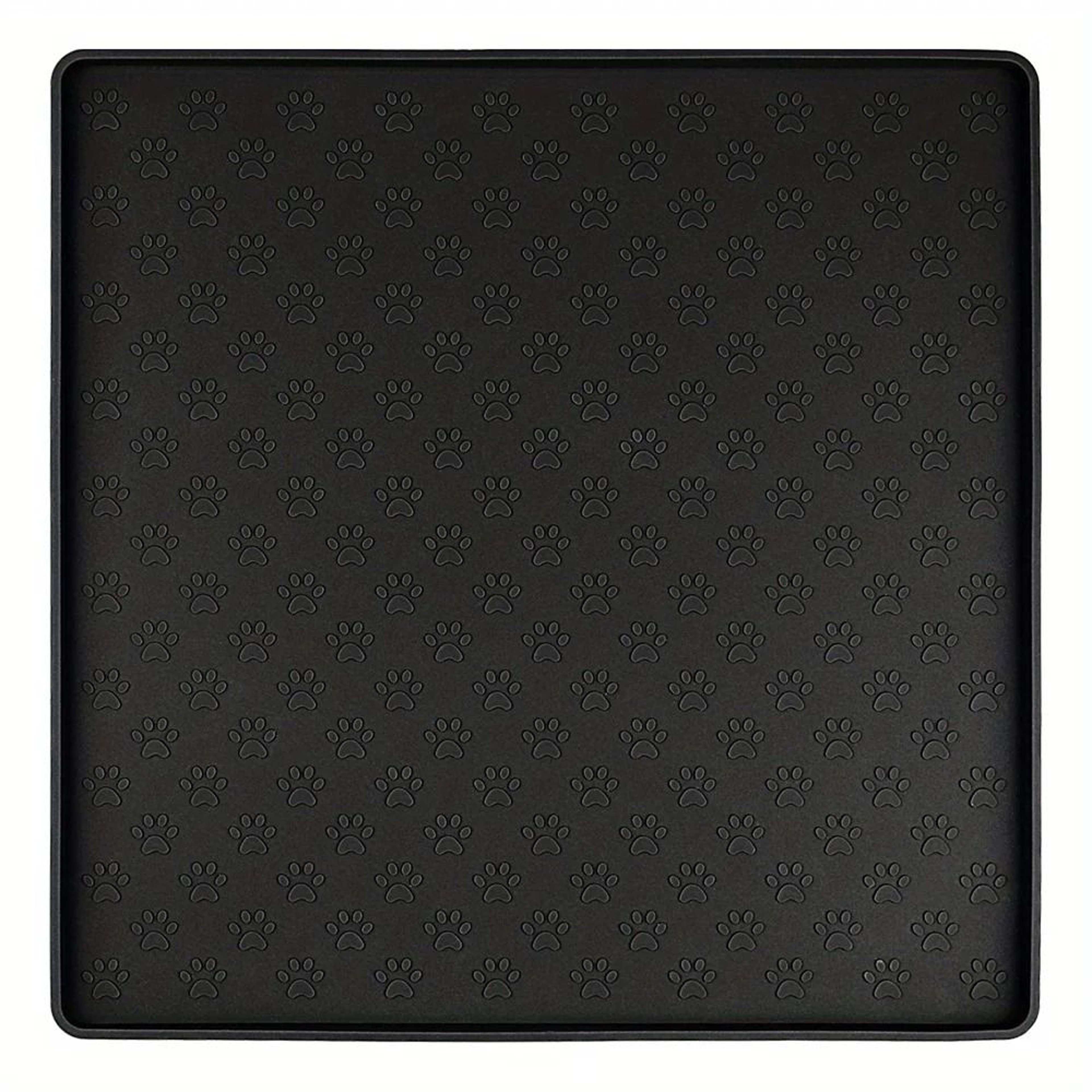 Pet Placemat Non Slip Paw Print Design Easy Clean Silicone Mat 7