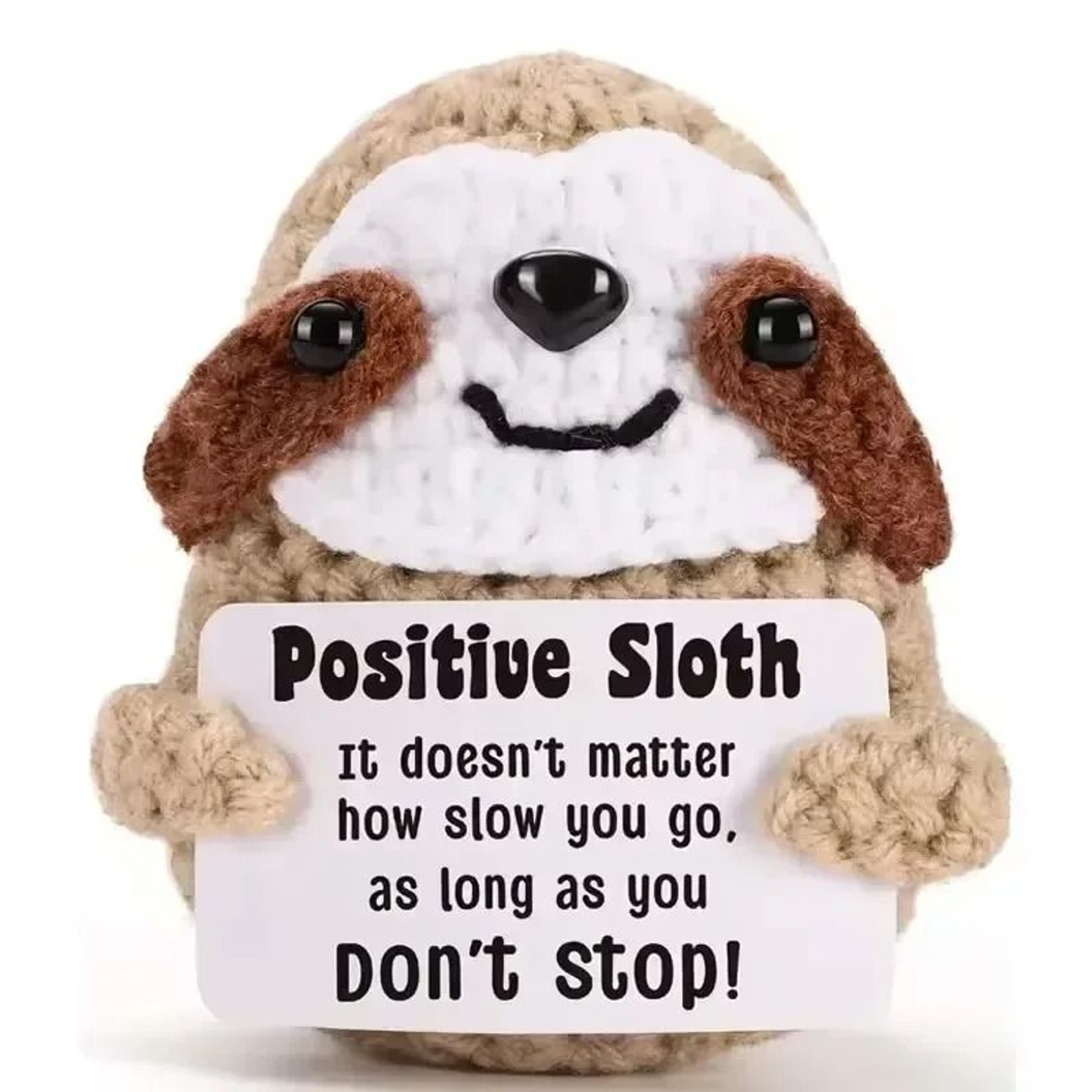 Positive Energy Potato Hug Pocket Mini Handmade Plush Wool Knitting Doll 11