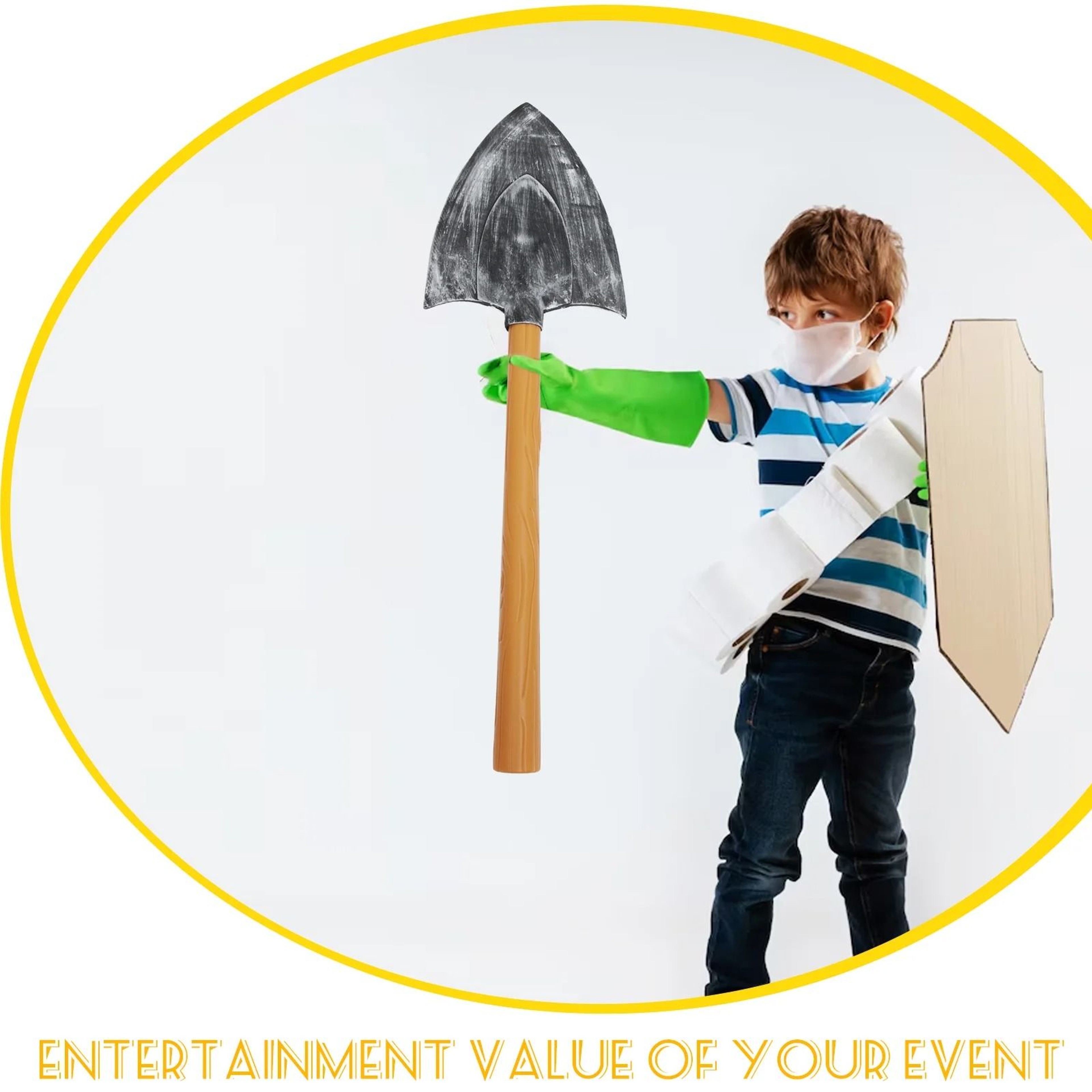 Kids Festival Pickaxe Performance Prop Toy Set 5