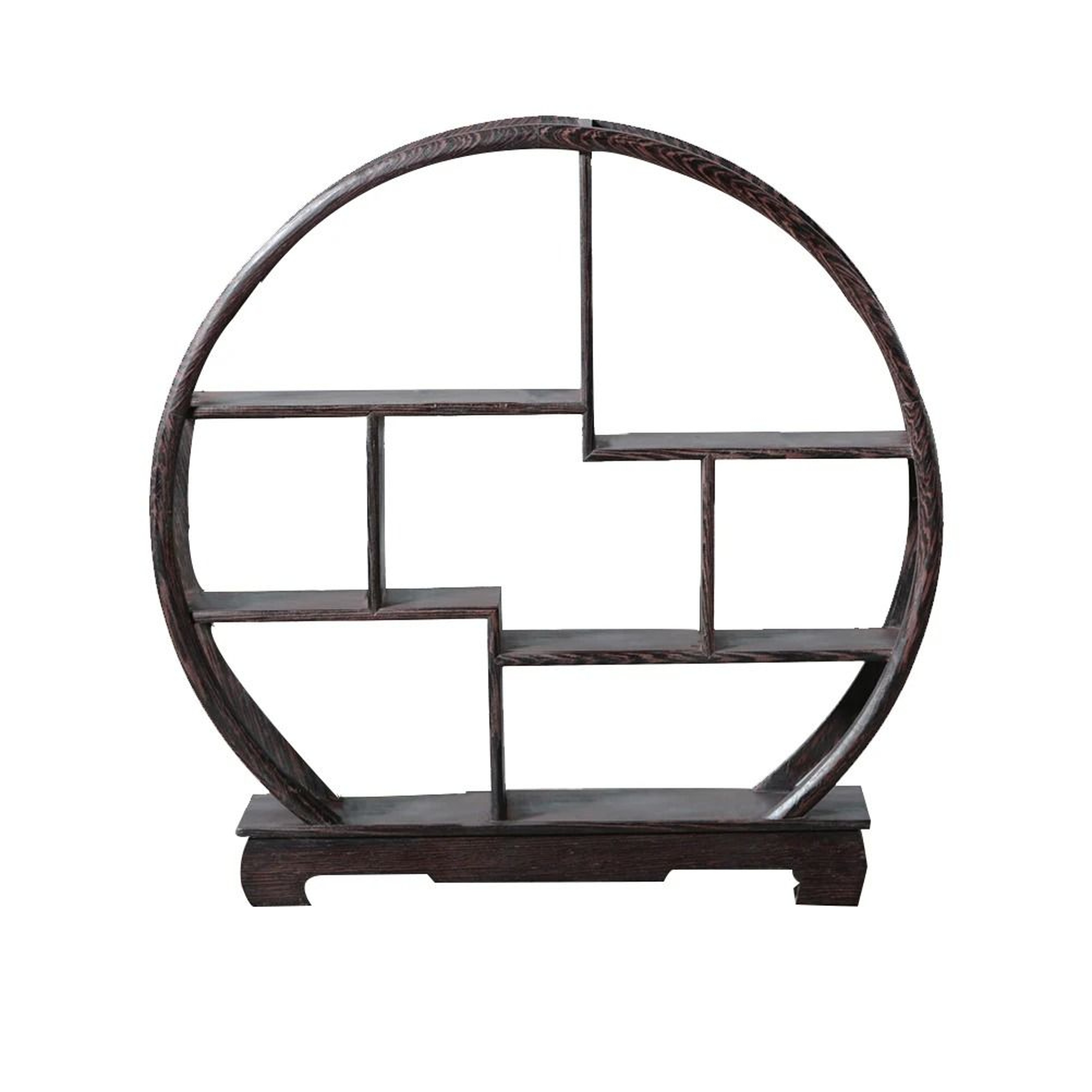 Solid Wood Display Shelf Rosewood Vintage Stand For Room Restaurant Teahouse Storage 0