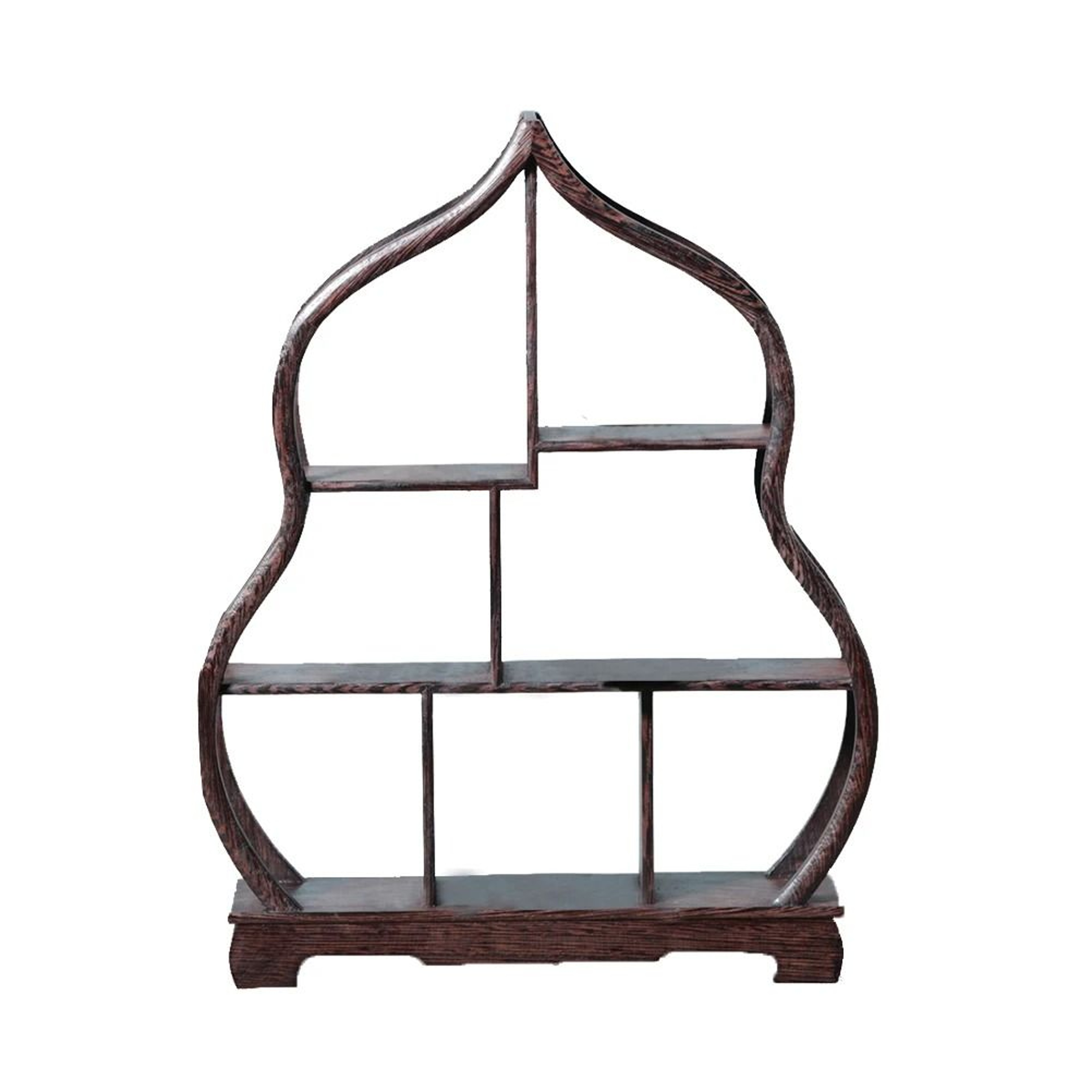 Solid Wood Display Shelf Rosewood Vintage Stand For Room Restaurant Teahouse Storage 10