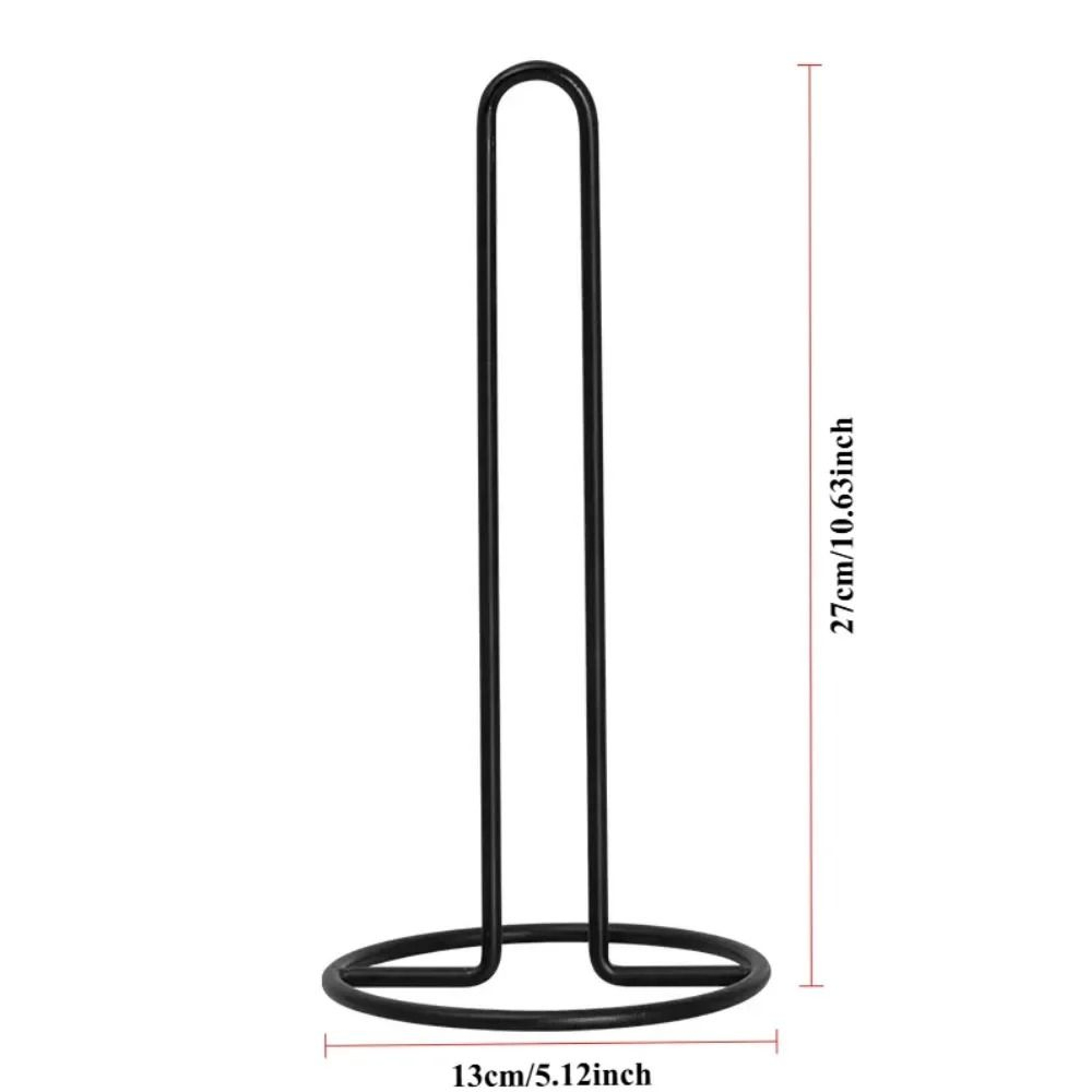 Vertical Wrought Iron Tissue Holder Floor Standing Roll Paper Holder 4