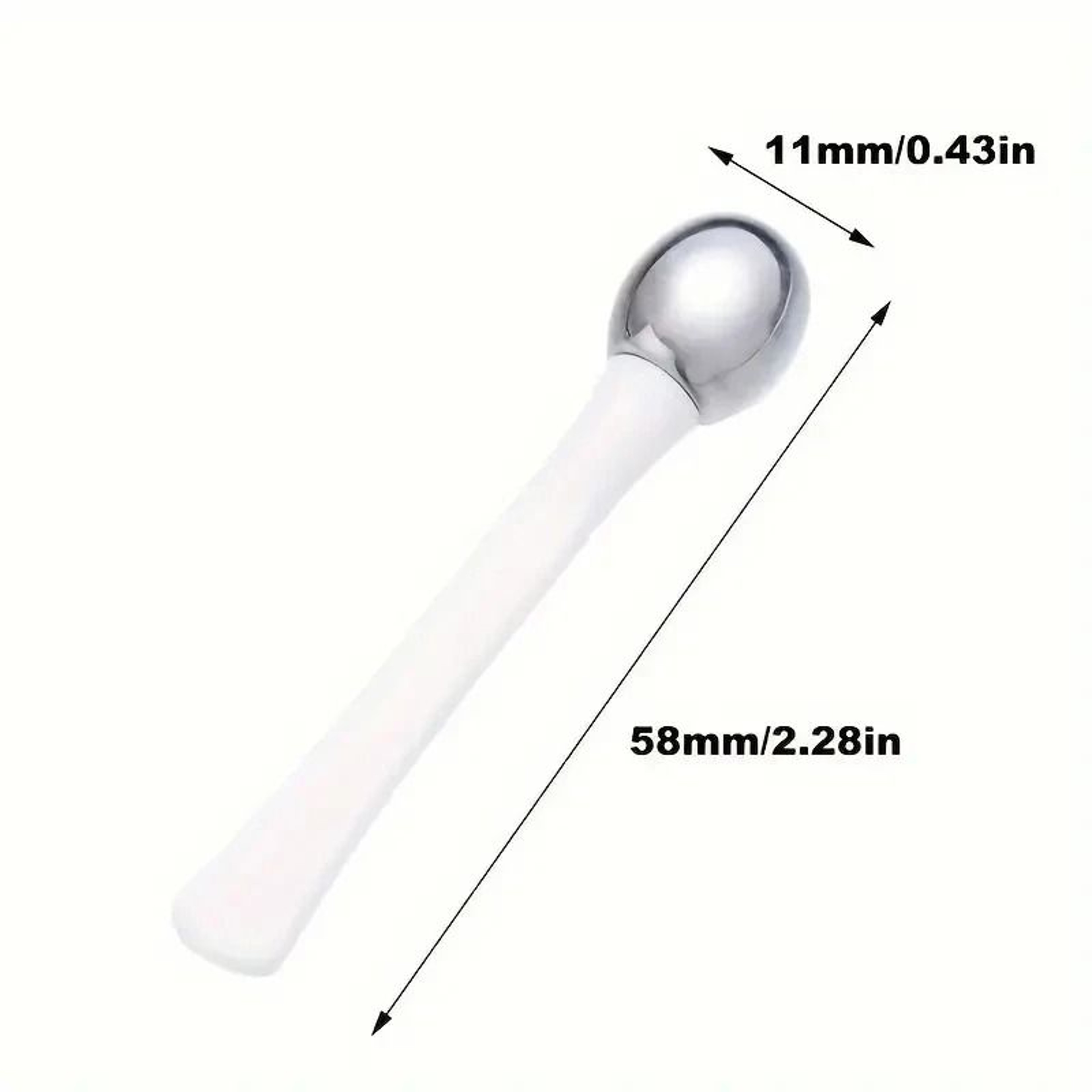 Eye Roller Massage Stick Face Cream Applicator Cosmetic Spatula Gold Alloy Skin Care Tool 4