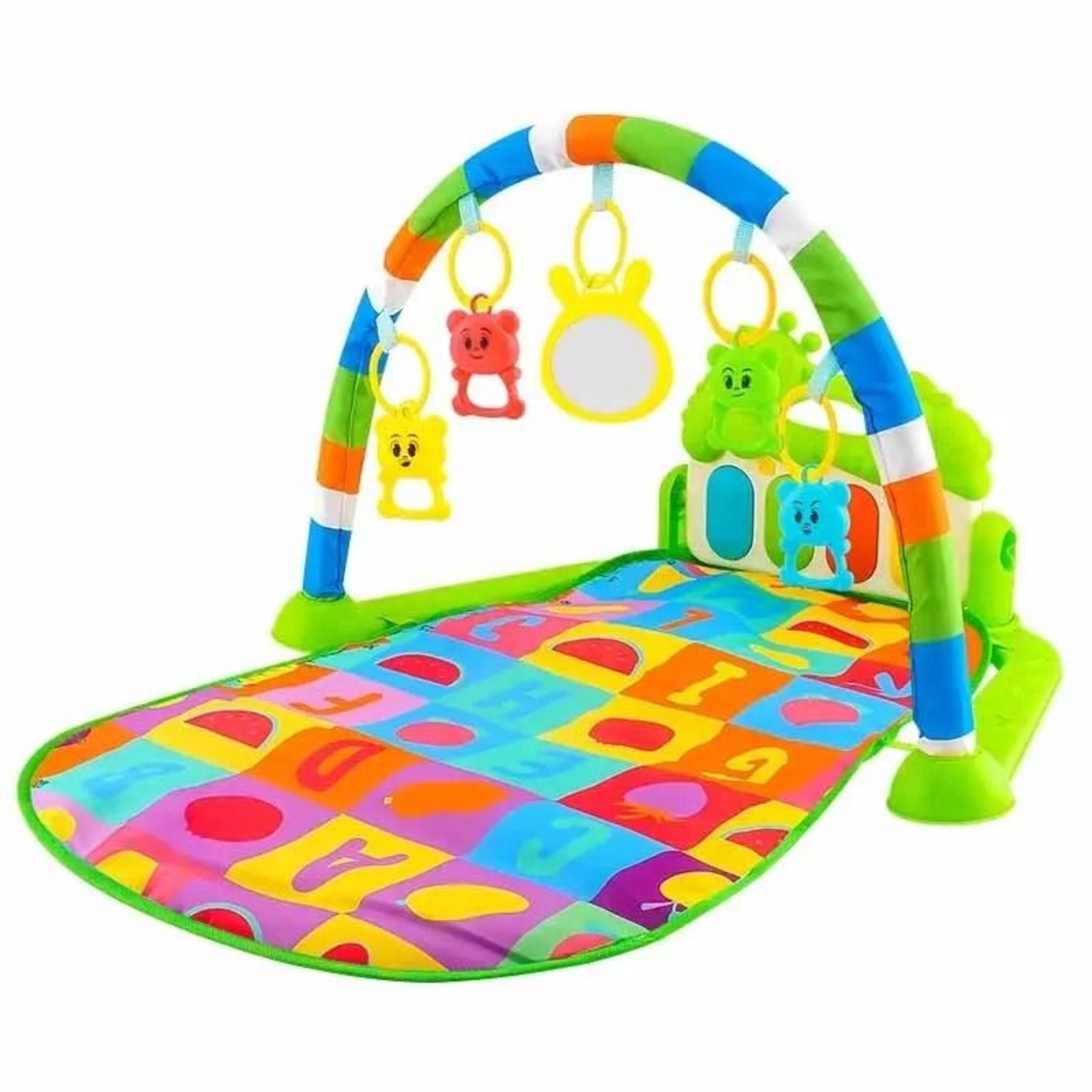 Baby Activity Gym Rack Early Education Musical Play Mat For Newborns And Toddlers 16