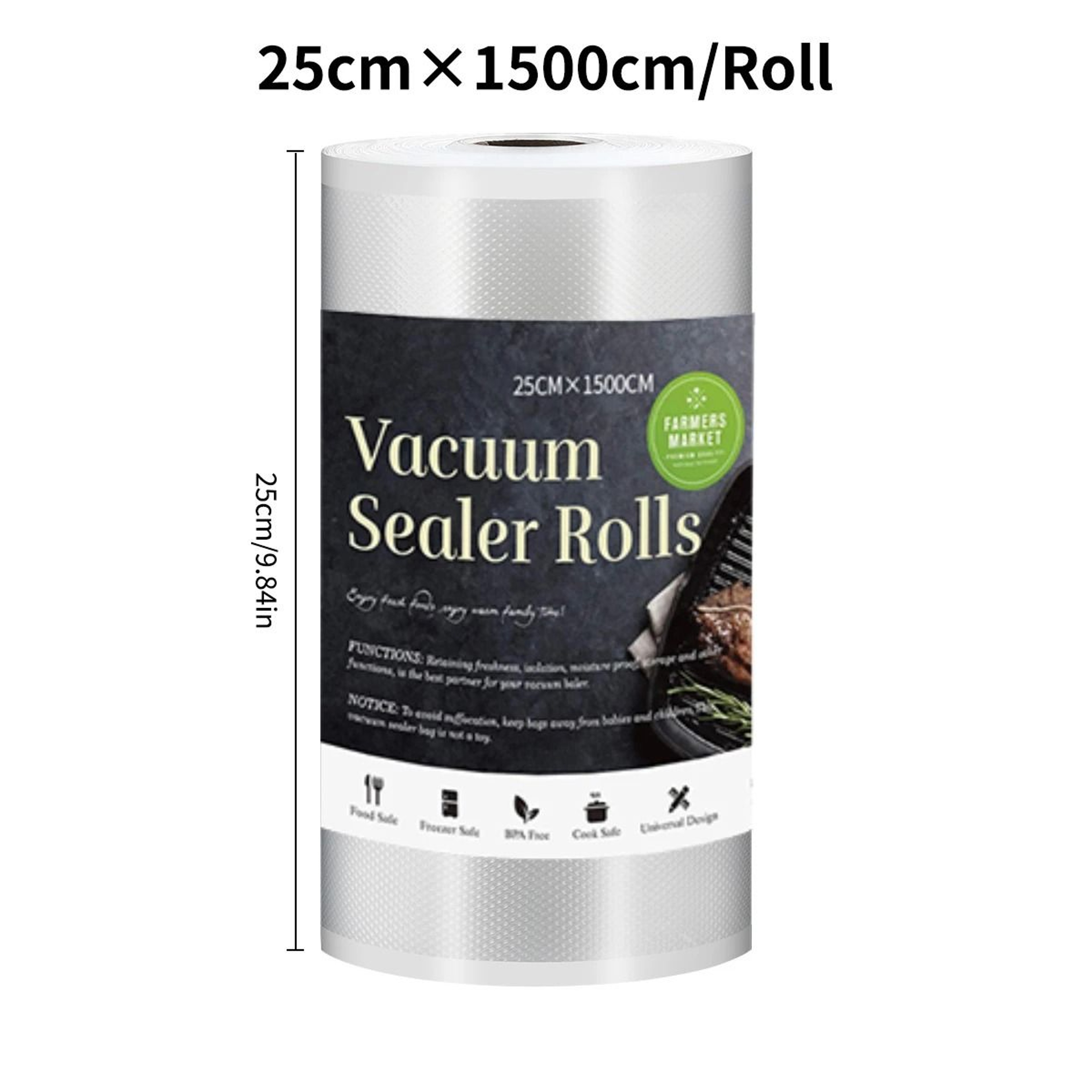 Kitchen Food Vacuum Sealer Rolls For Sous Vide And Storage 9