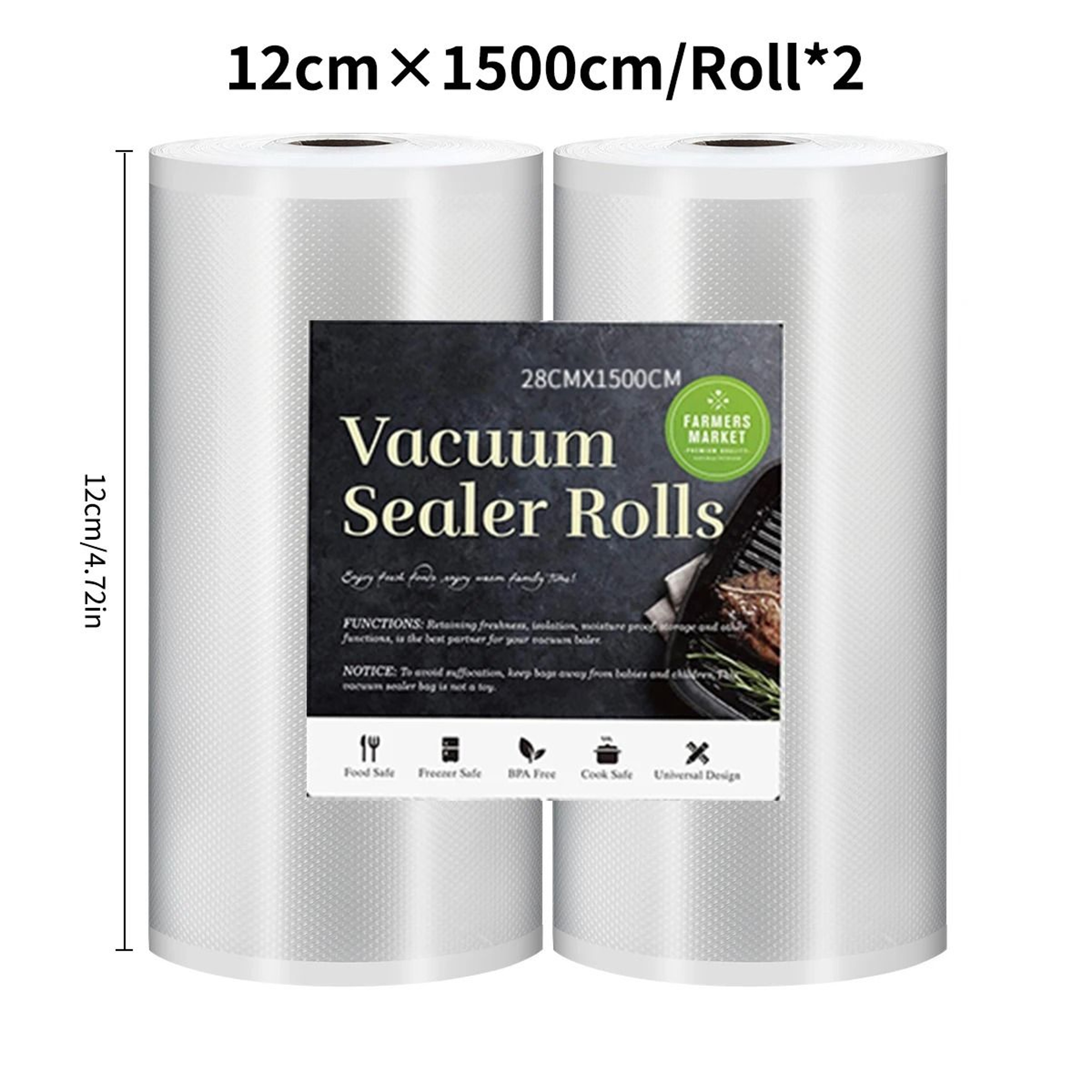 Kitchen Food Vacuum Sealer Rolls For Sous Vide And Storage 11