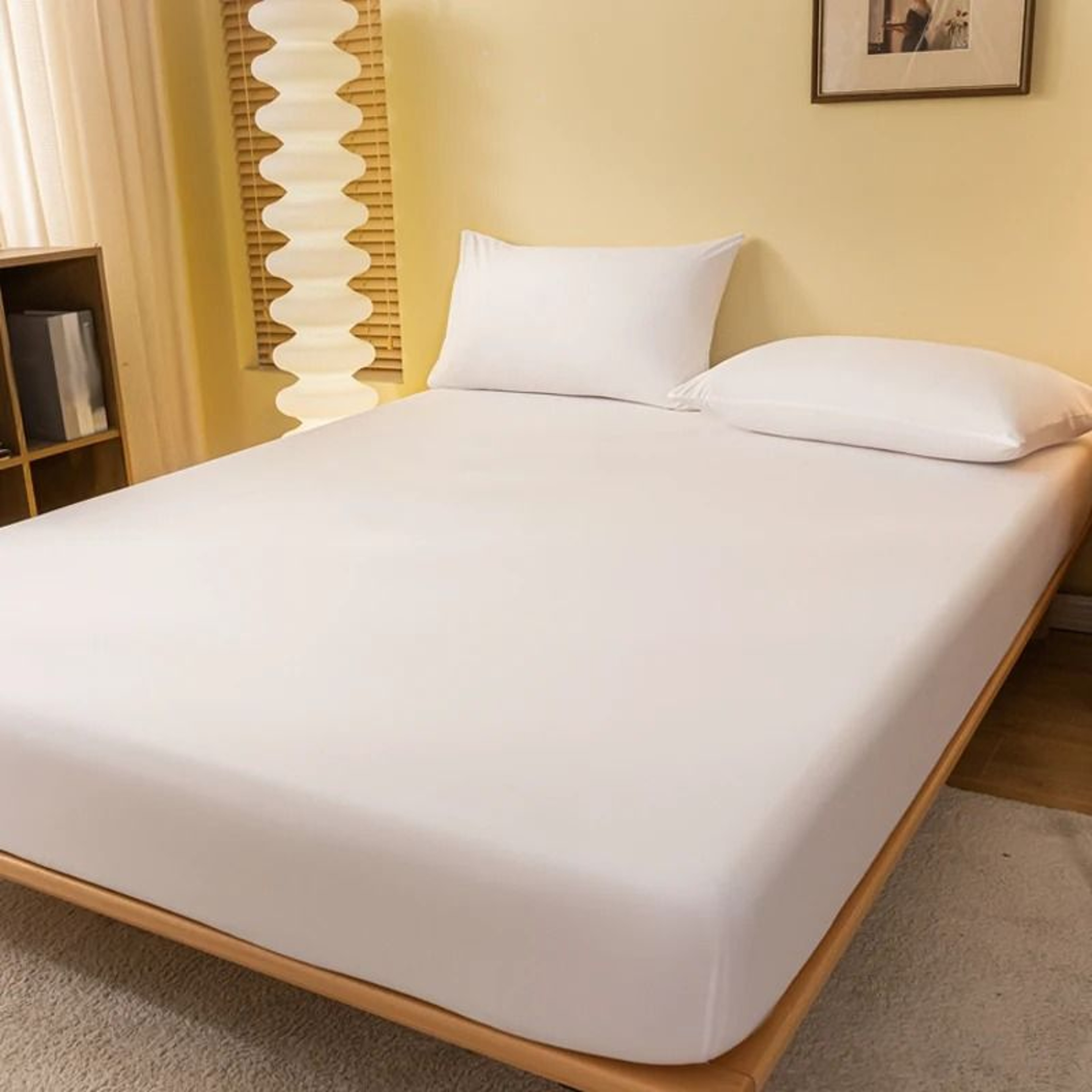 Solid Color Matte Bed Sheet 1 Piece Bed Cover For Bedroom Bedding Excluding Pillowcases 8