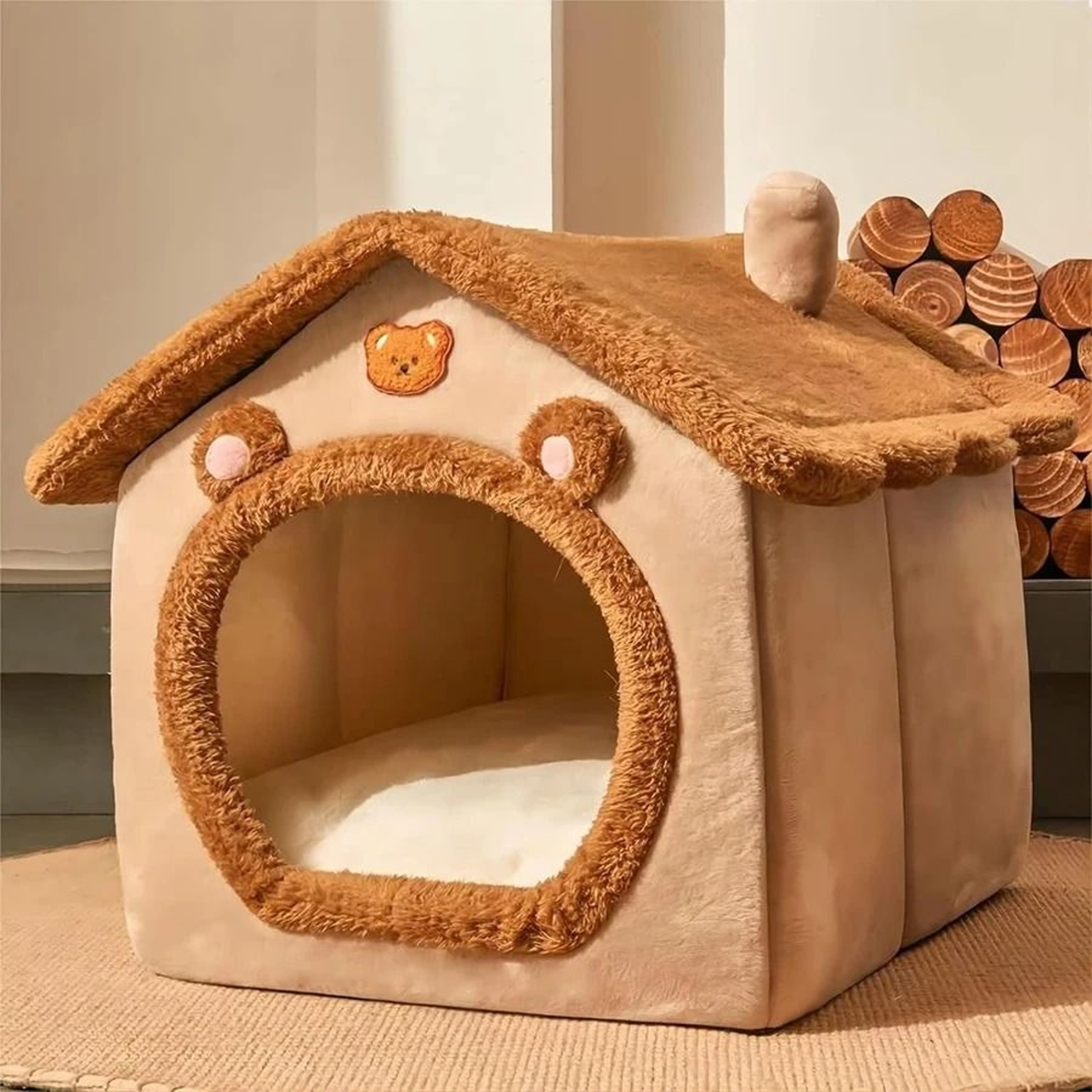 Foldable Pet House Removable Washable Cat House Puppy Cave Sofa Pet Bed House For Small Dogs And Ca 6