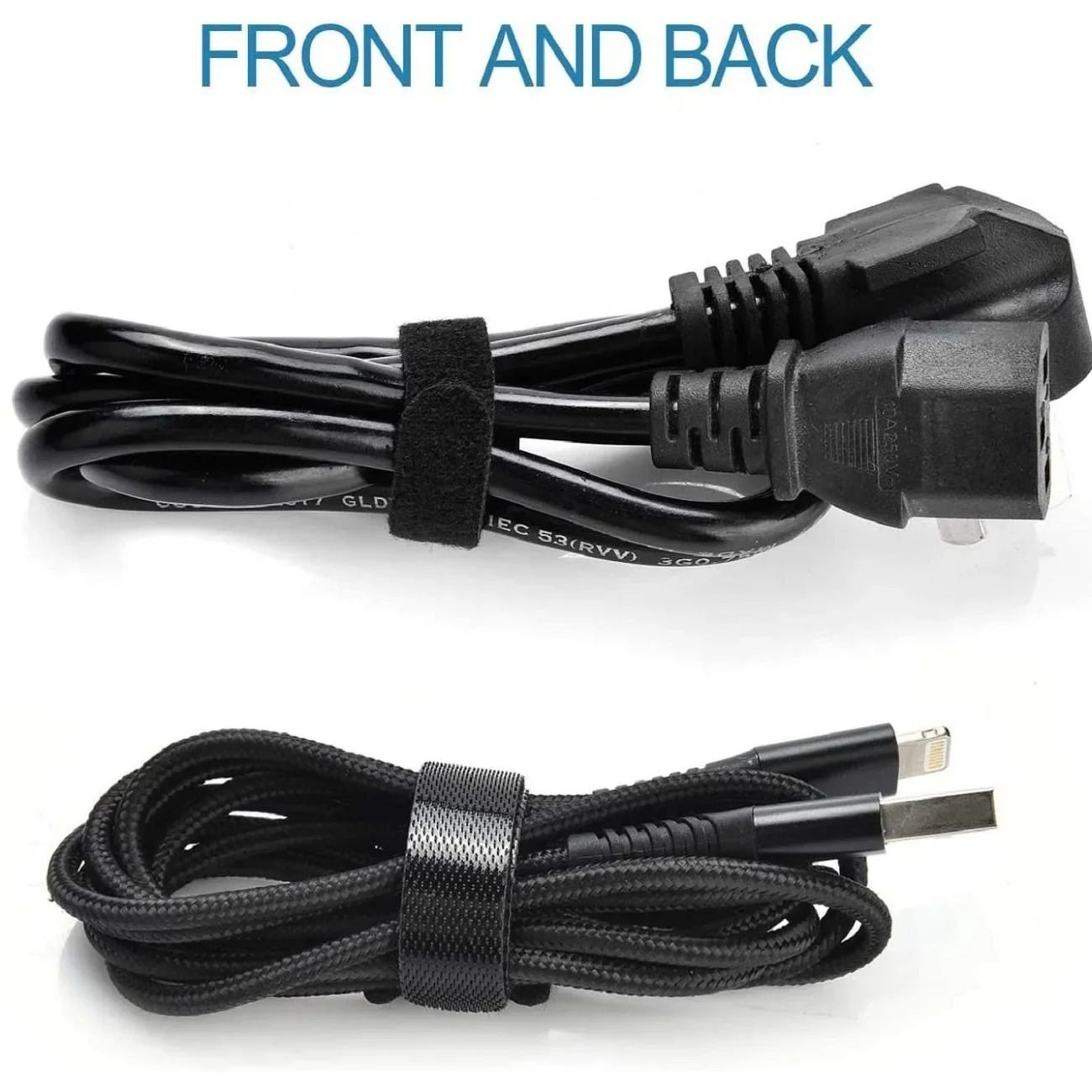 100pcs Releasable Cable Organizer Ties Nylon Loop And Hook Reusable Tape Cord Straps Wire Managemen 0