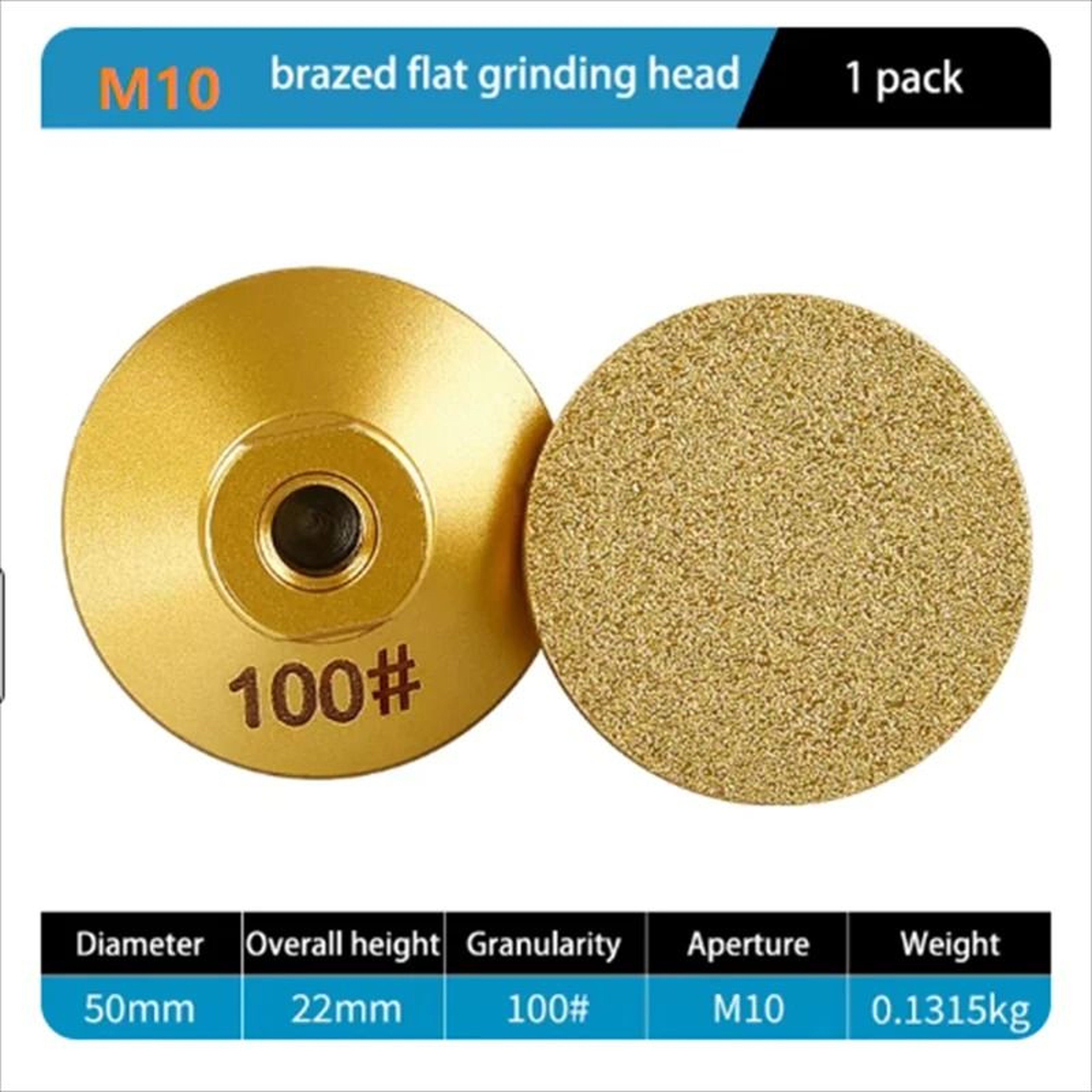 M10 Diamond Brazed Flat Grinding Head For Marble And Stone Polishing 9