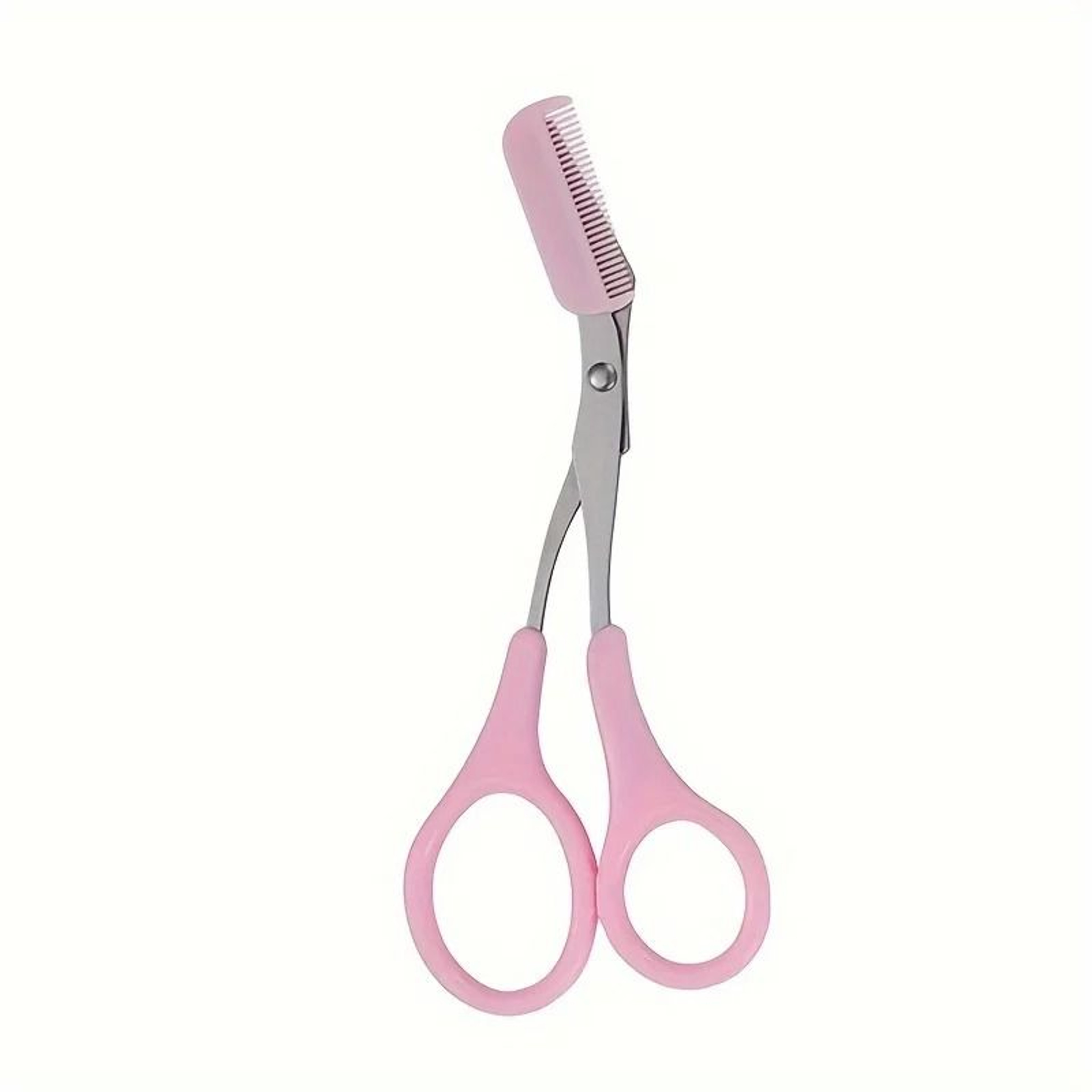 Stainless Steel Eyebrow Trimming Scissors With Comb Safe Eyebrow Trimming Makeup Tool 8