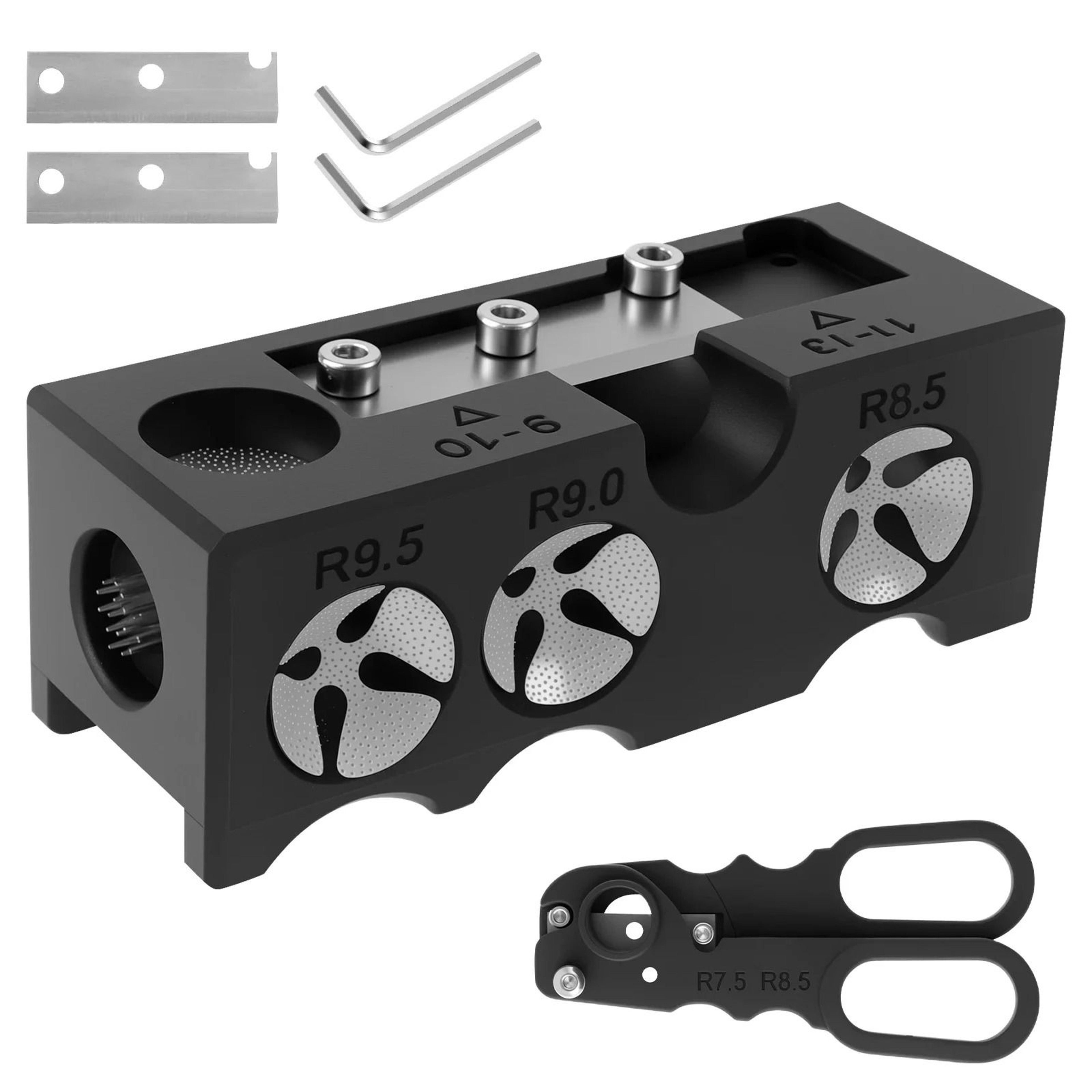 11 In 1 Billiard Cue Head Shaper Multifunction Grinder Tool For Snooker Pool Cue 0