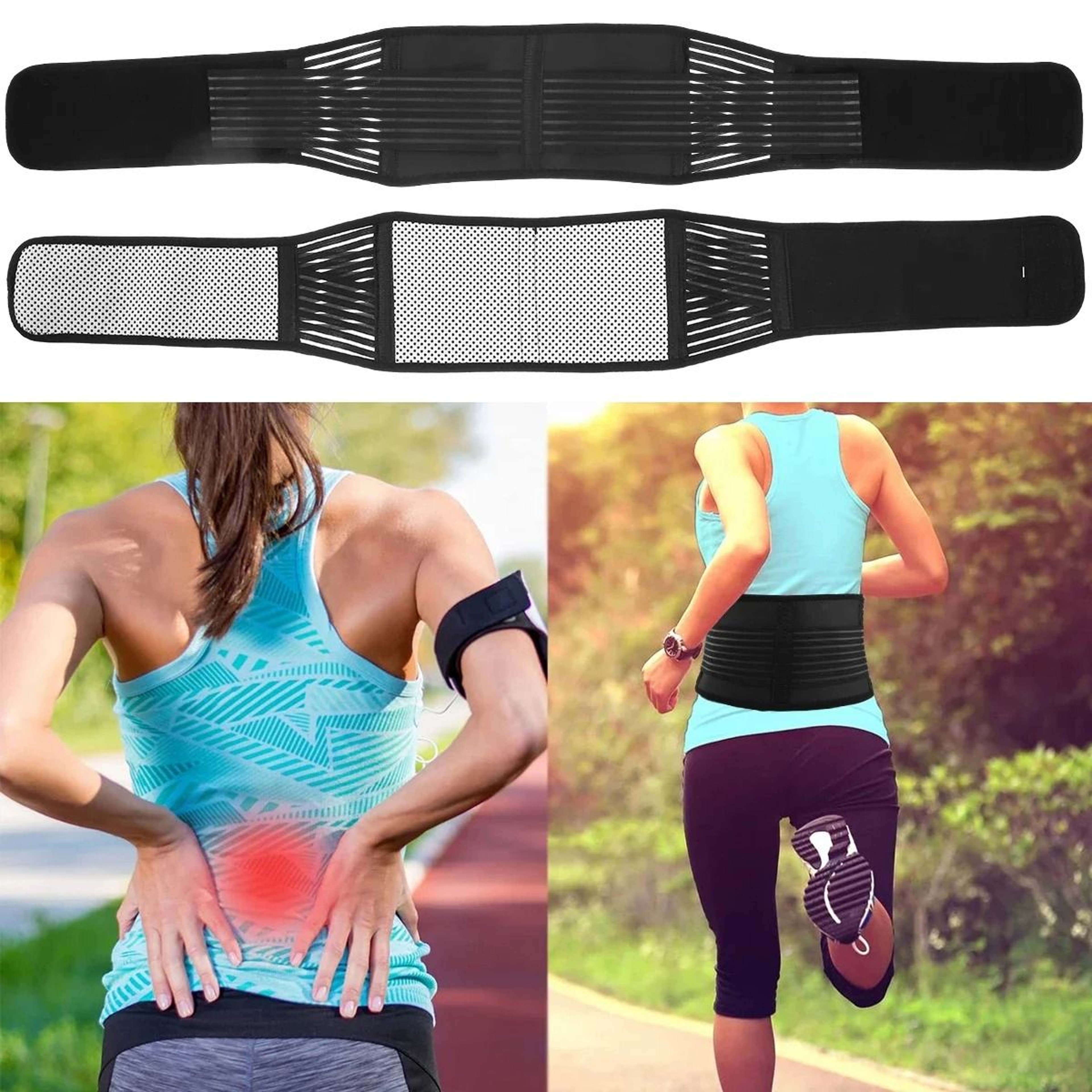 Back Support Belt Adjustable Lumbar Brace For Pain Relief And Posture Correction 4